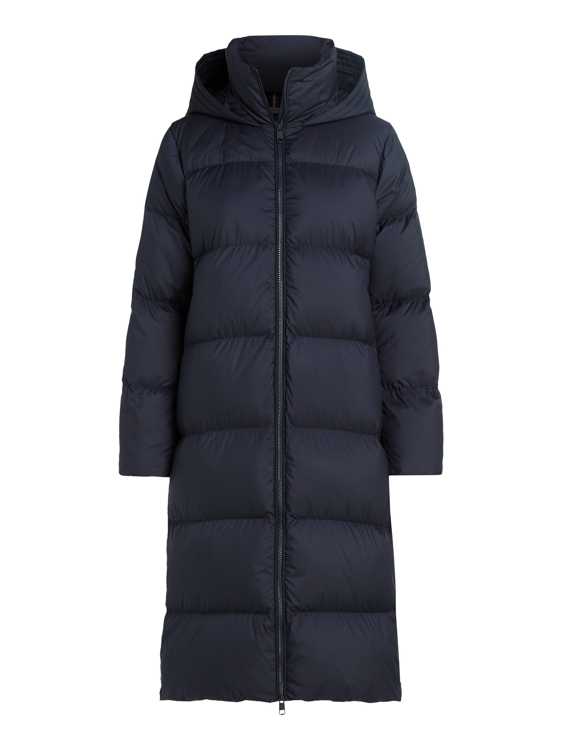 Tommy Hilfiger Lange jas met gestempeld logo