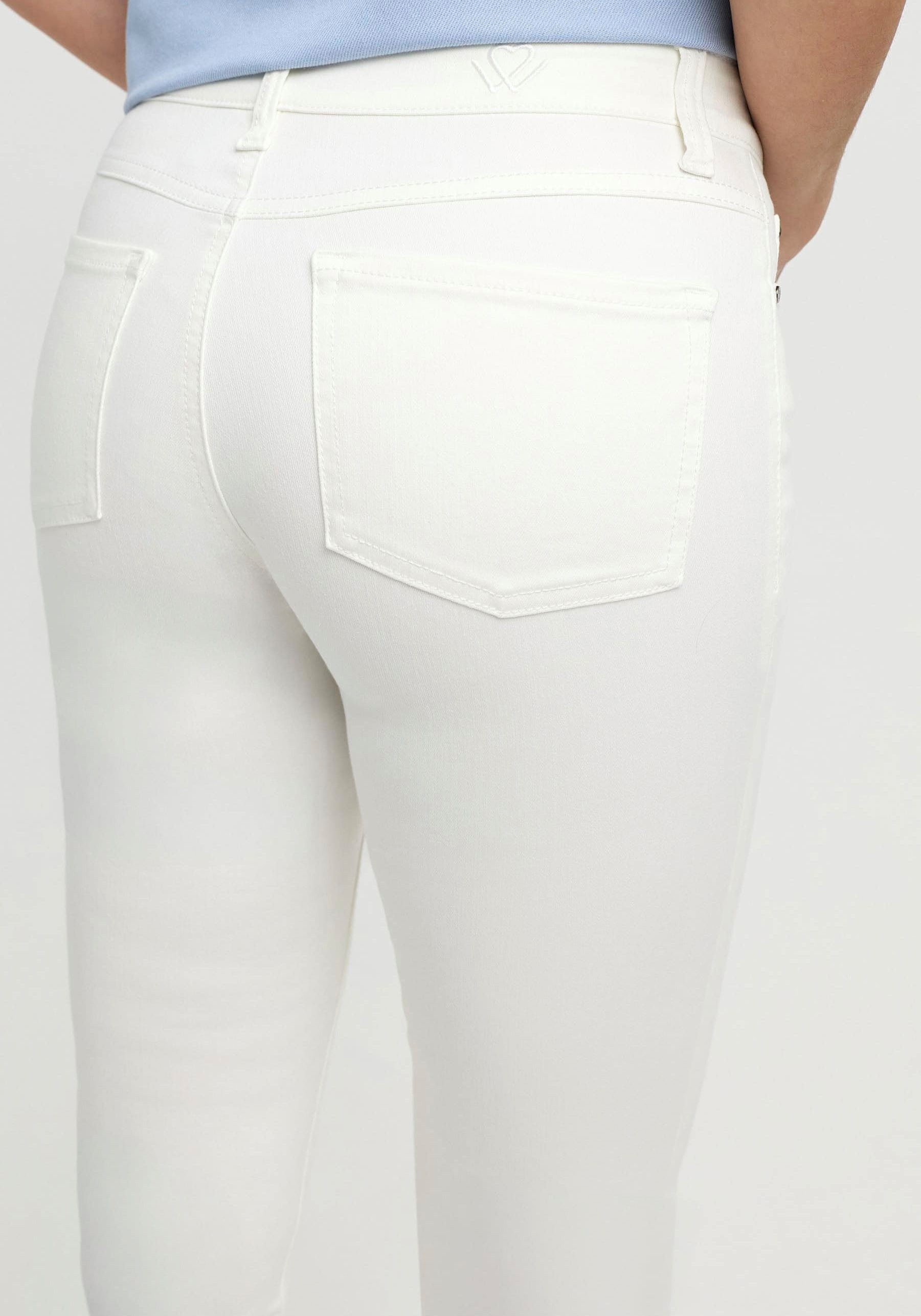 wonderjeans Skinny fit jeans met geborduurd logo