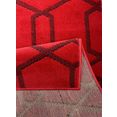 home affaire set slaapkamerkleedjes hamza modern design, slaapkamerkleed, loperset voor de slaapkamer rood