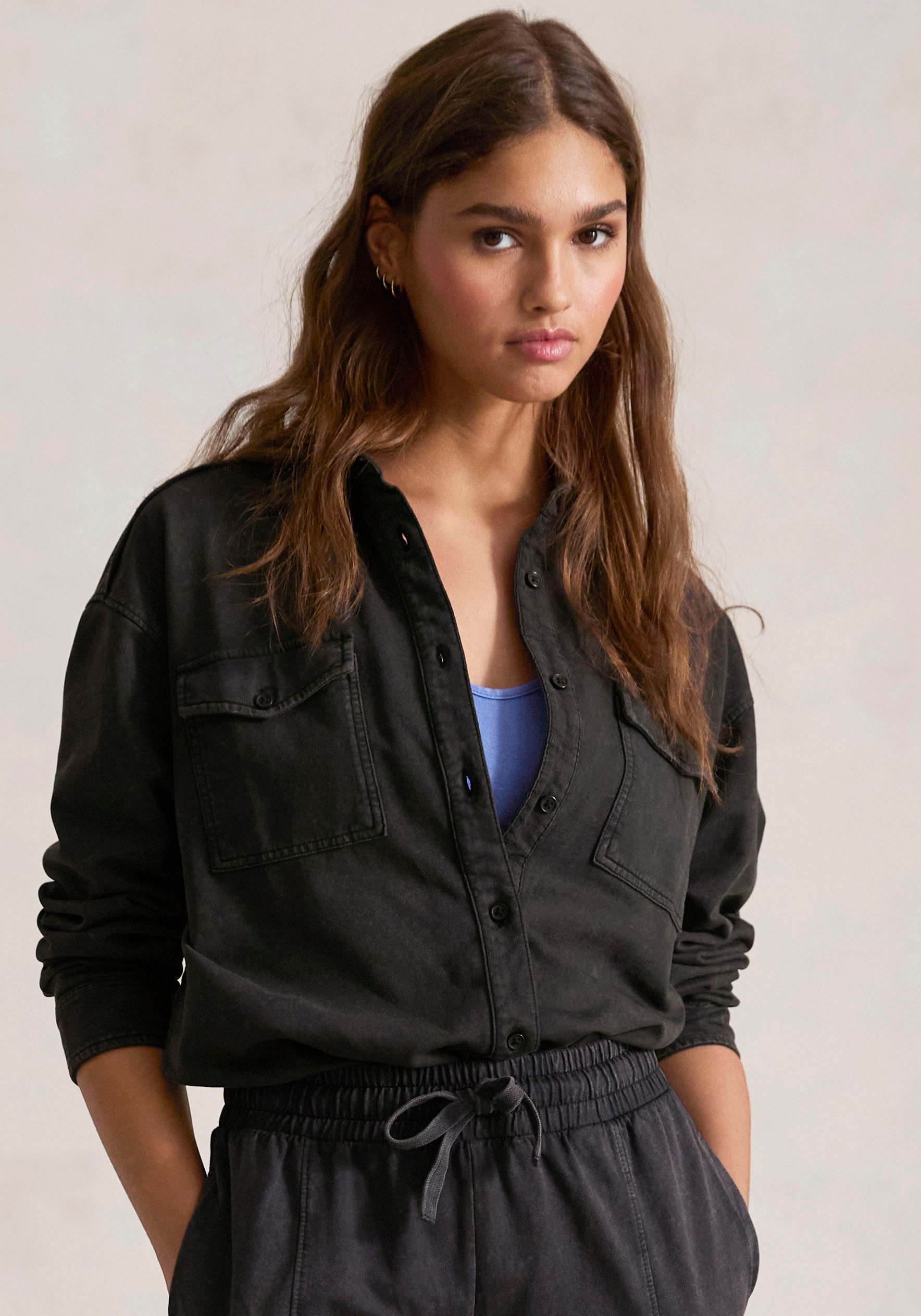 Buffalo Shirt -Shirt - Loungehemd - Lounget-shirt in used-look, loungewear