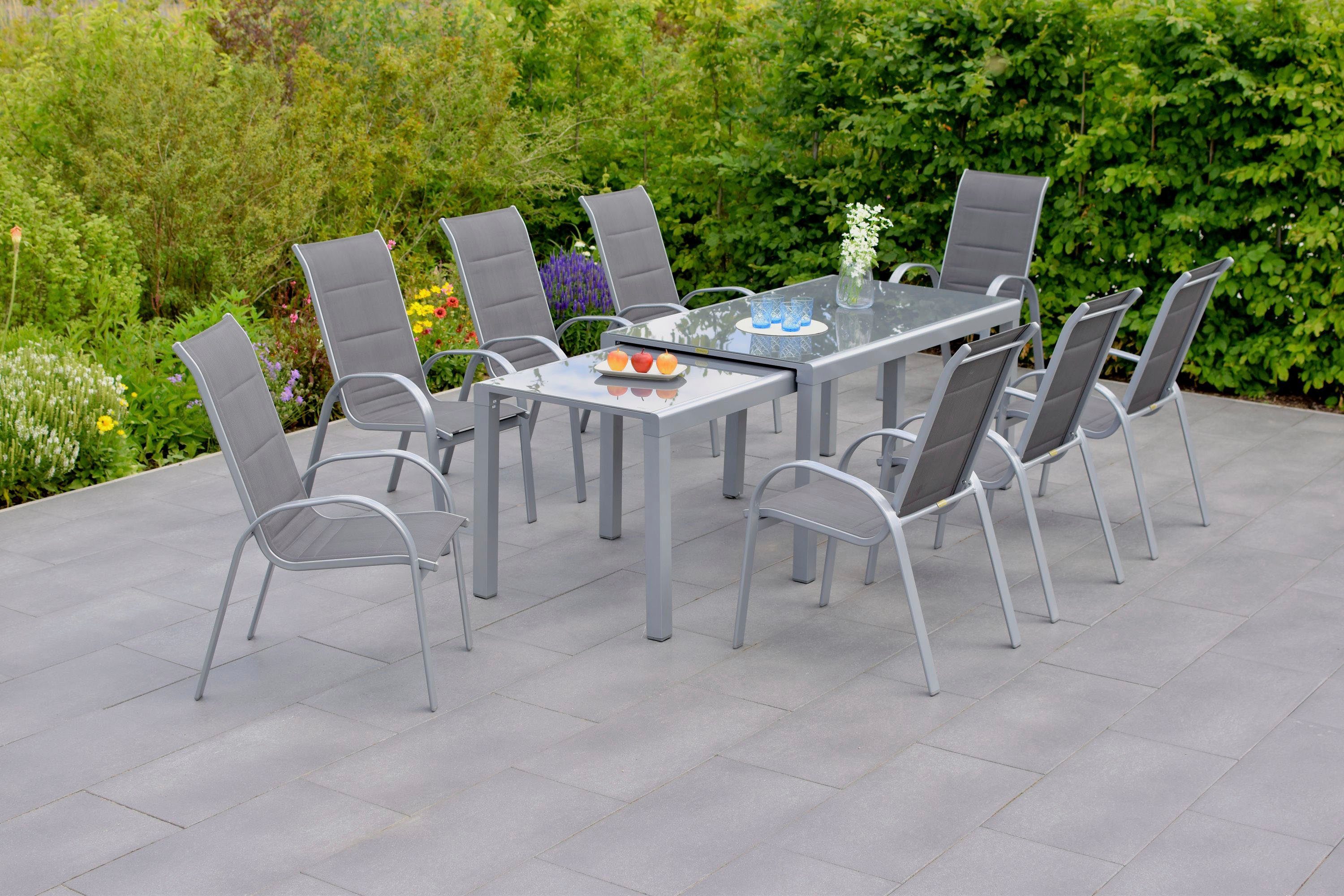 MERXX Tuin-eethoek Amalfi di lusso (9-delig) tuinsets