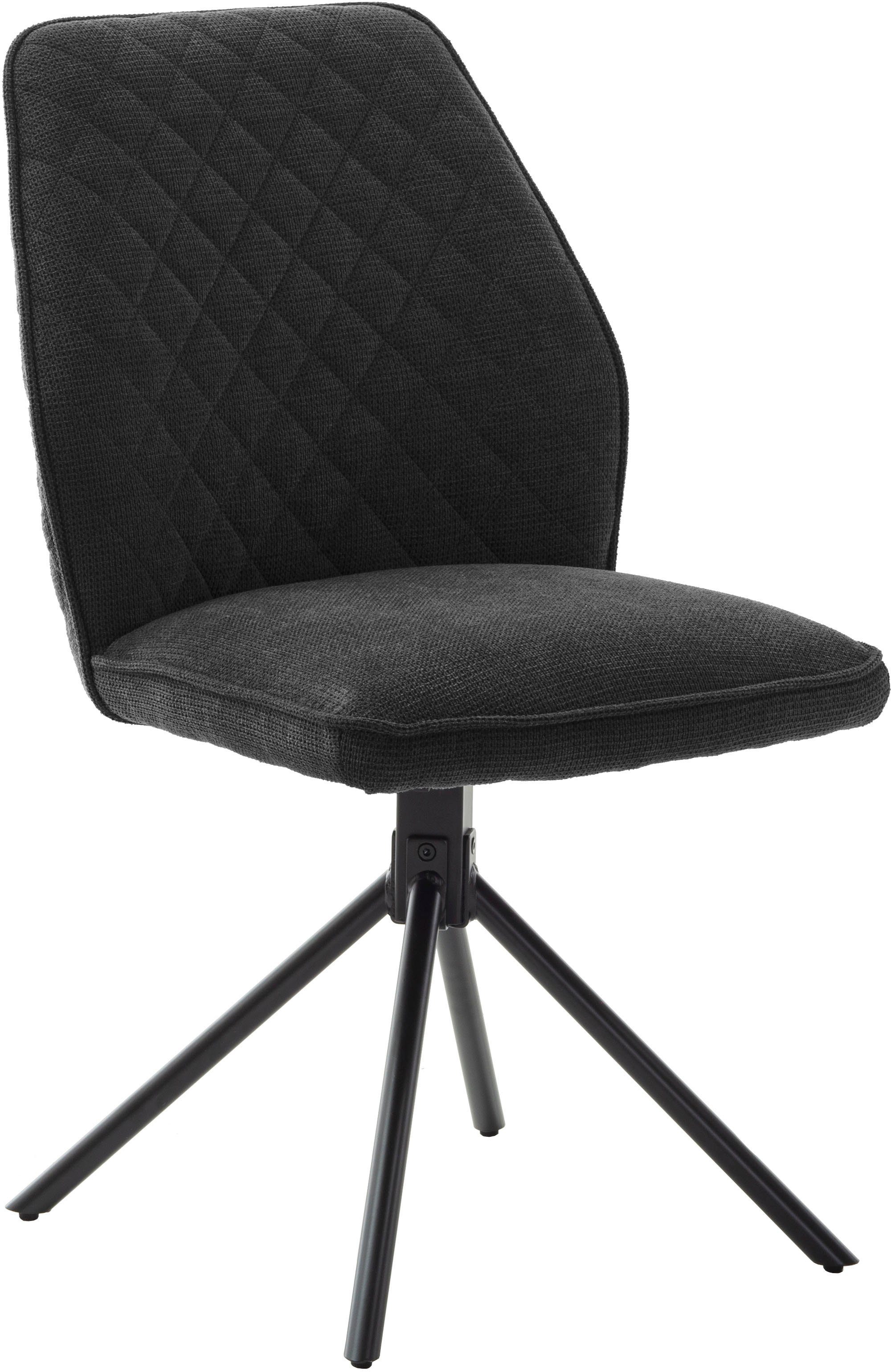 MCA furniture Eetkamerstoel ACANDI (2-pack), draaibaar 180°, zithoogte ca. 50 cm, belastbaarheid 120 kg