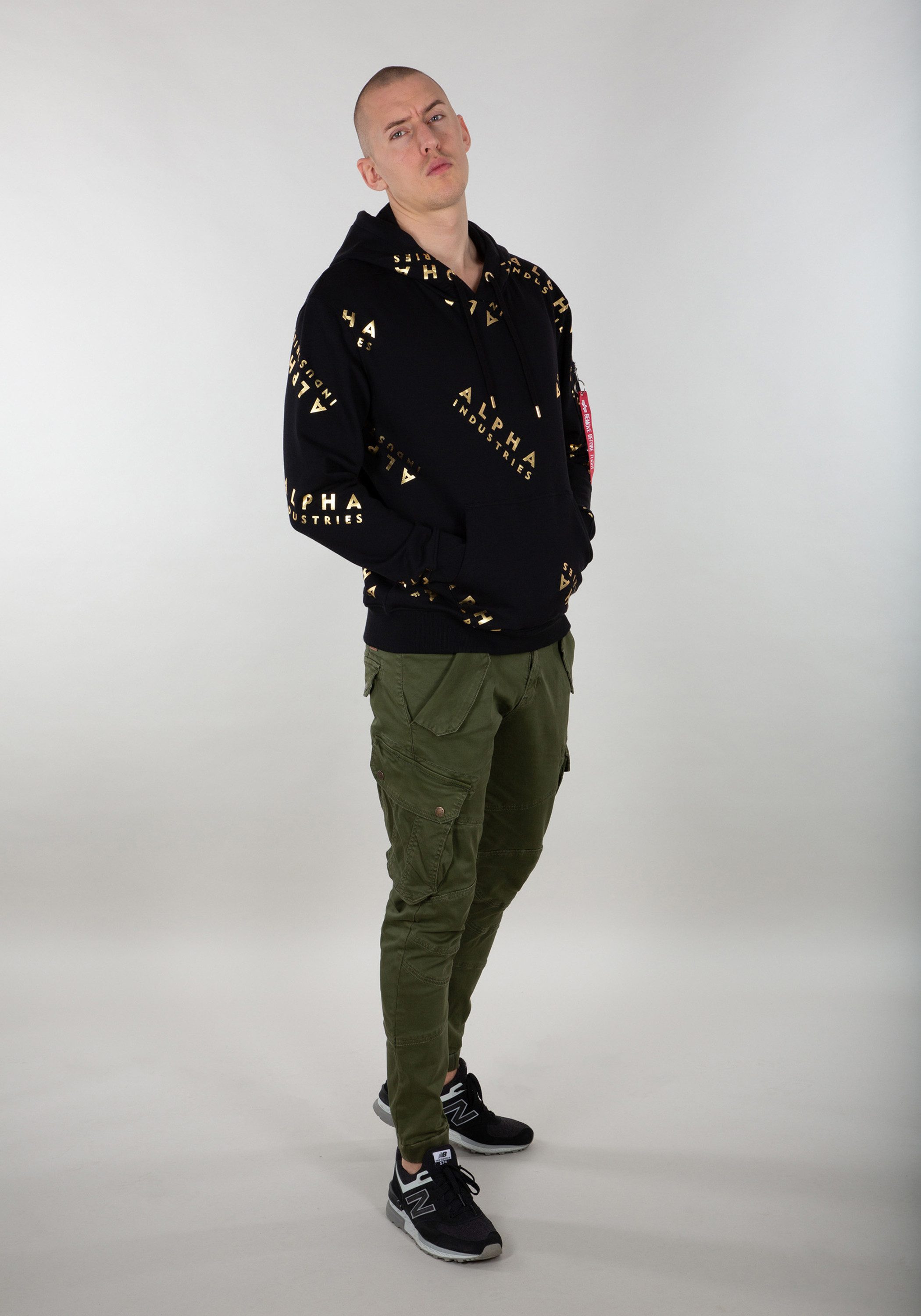 Alpha Industries Hoodie Alpha Industries Men - Hoodies AOP Hoodie Foil Print