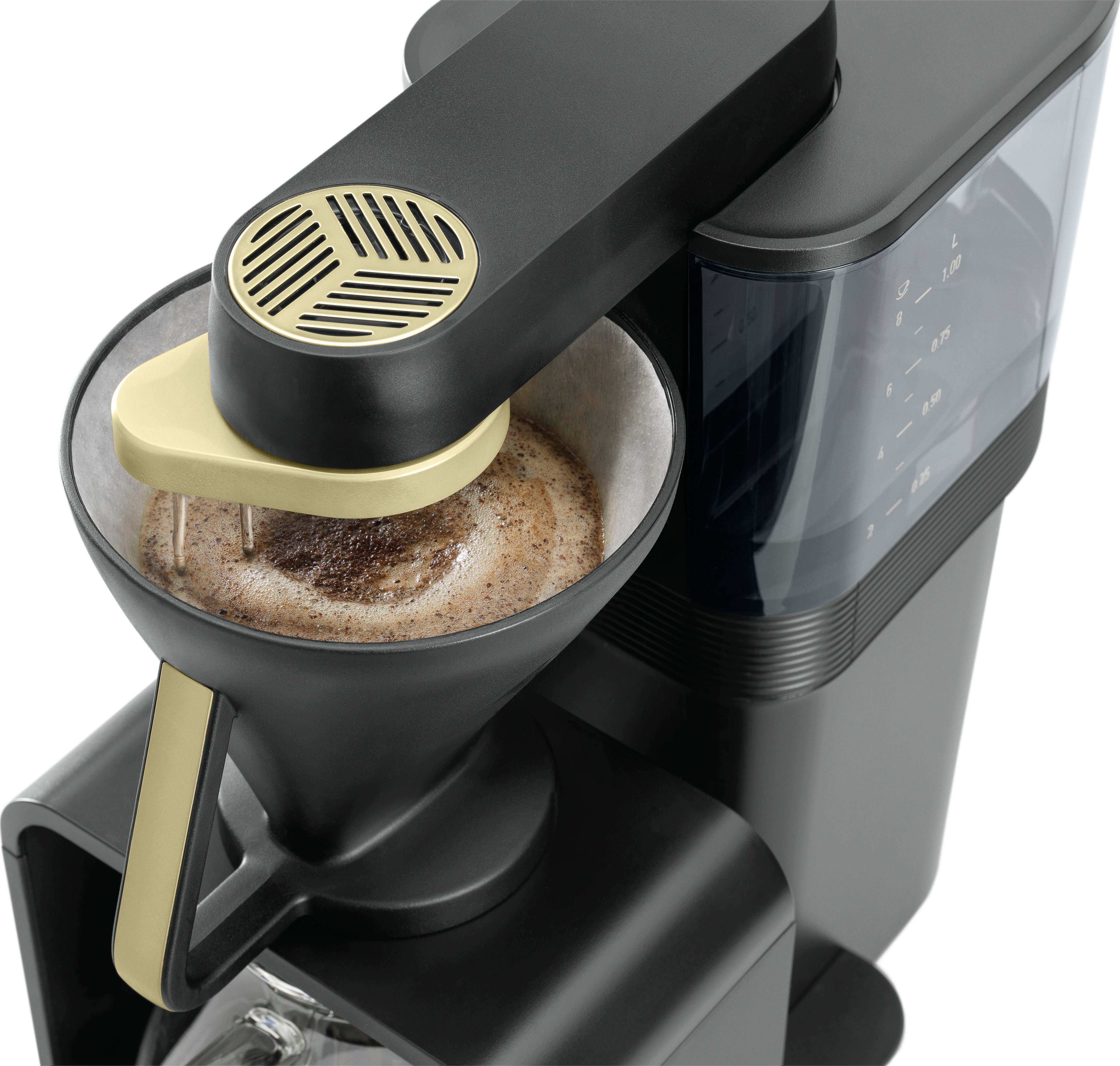 Melitta Filterkoffieapparaat Epour® 1024-11 zwart/zilver, 1 l