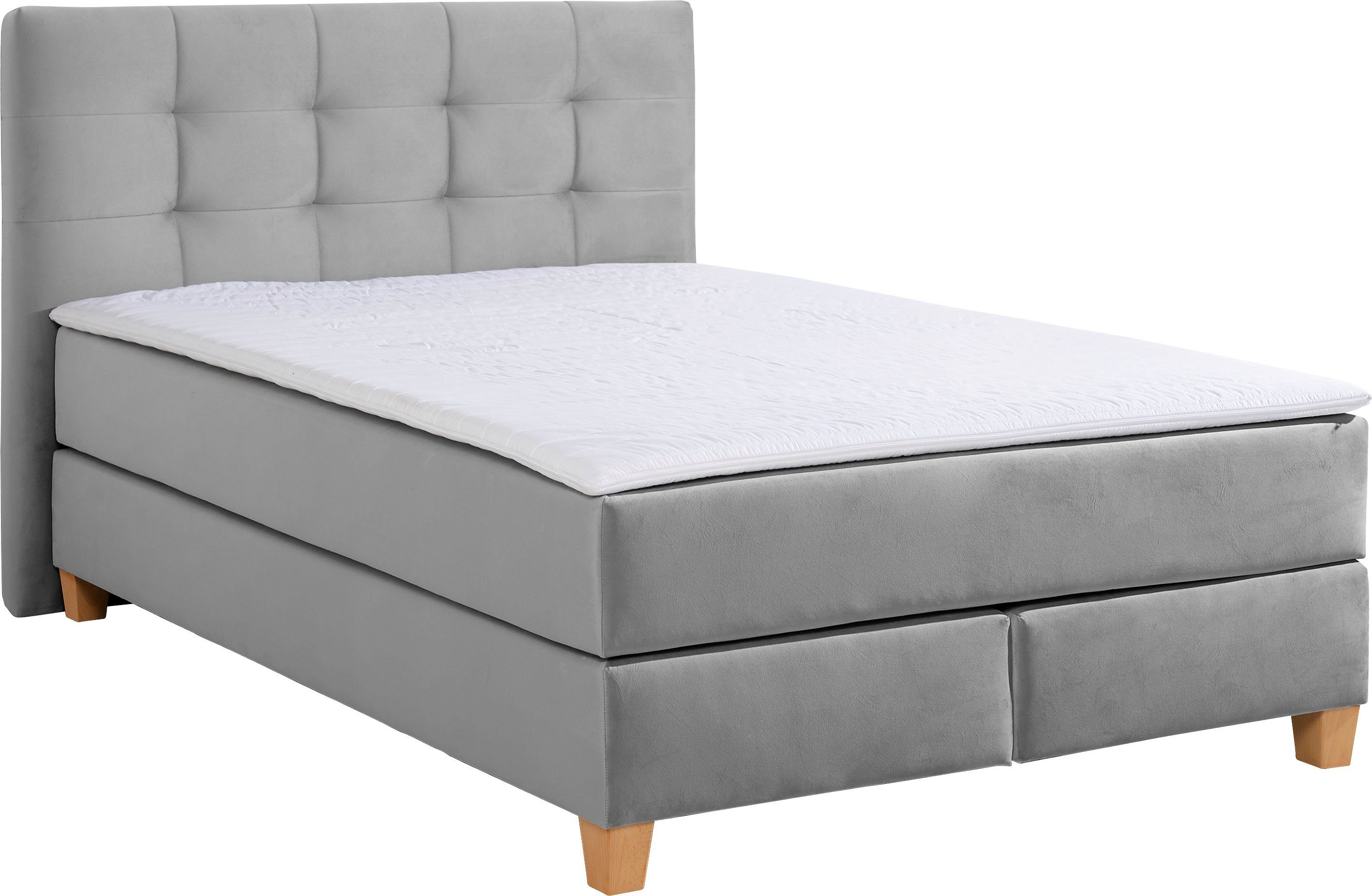 Home affaire Boxspring Moulay incl. topmatras, 6 breedten, 2 hardheden, tdk ook in hardheid 4, 3 matrassoorten