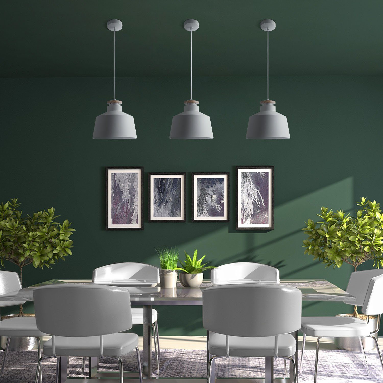 Paco Home Hanglamp JACK U Hanglamp eetkamer keukenlamp Eettafellamp Scandinavisch E27