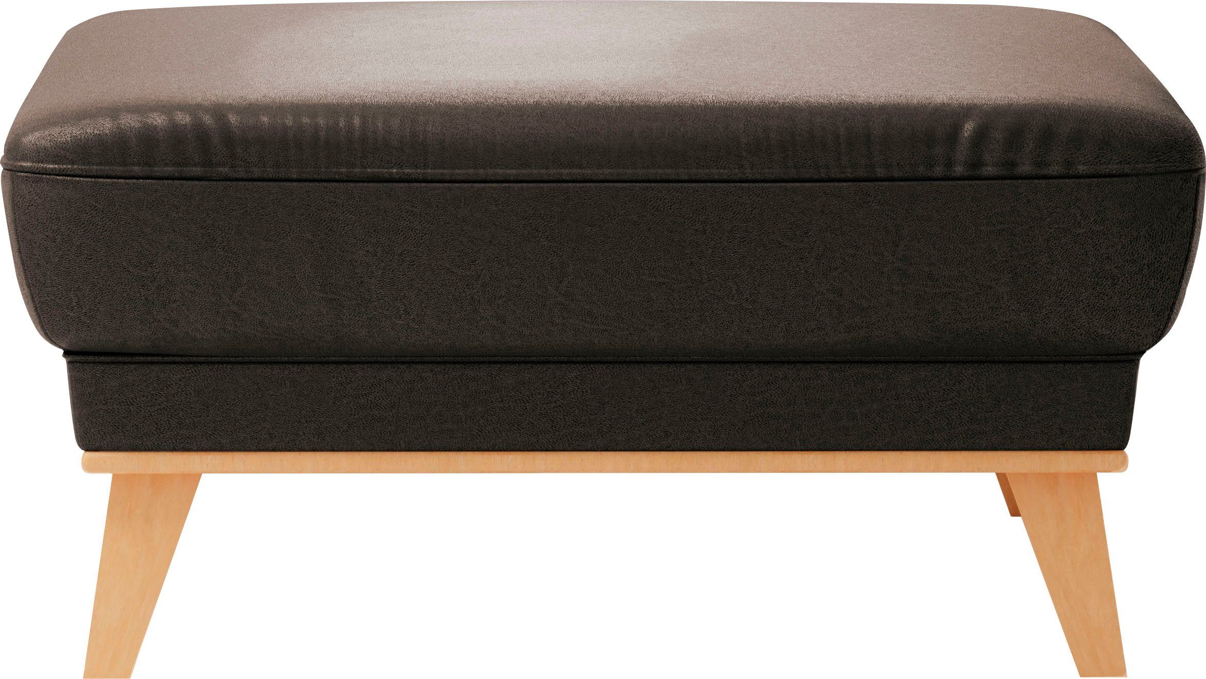 sit&more Hocker Lavida Met elegante houten lijst