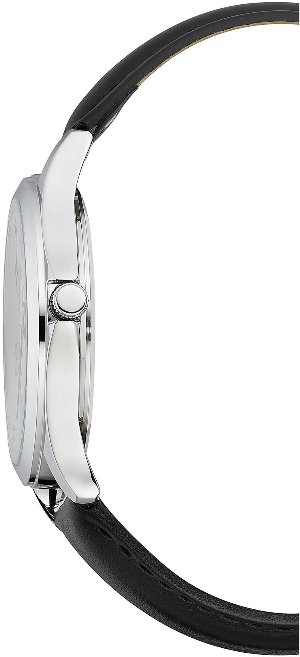 Tempic Kwartshorloge Horloge, herenhorloge, analoog, leren band