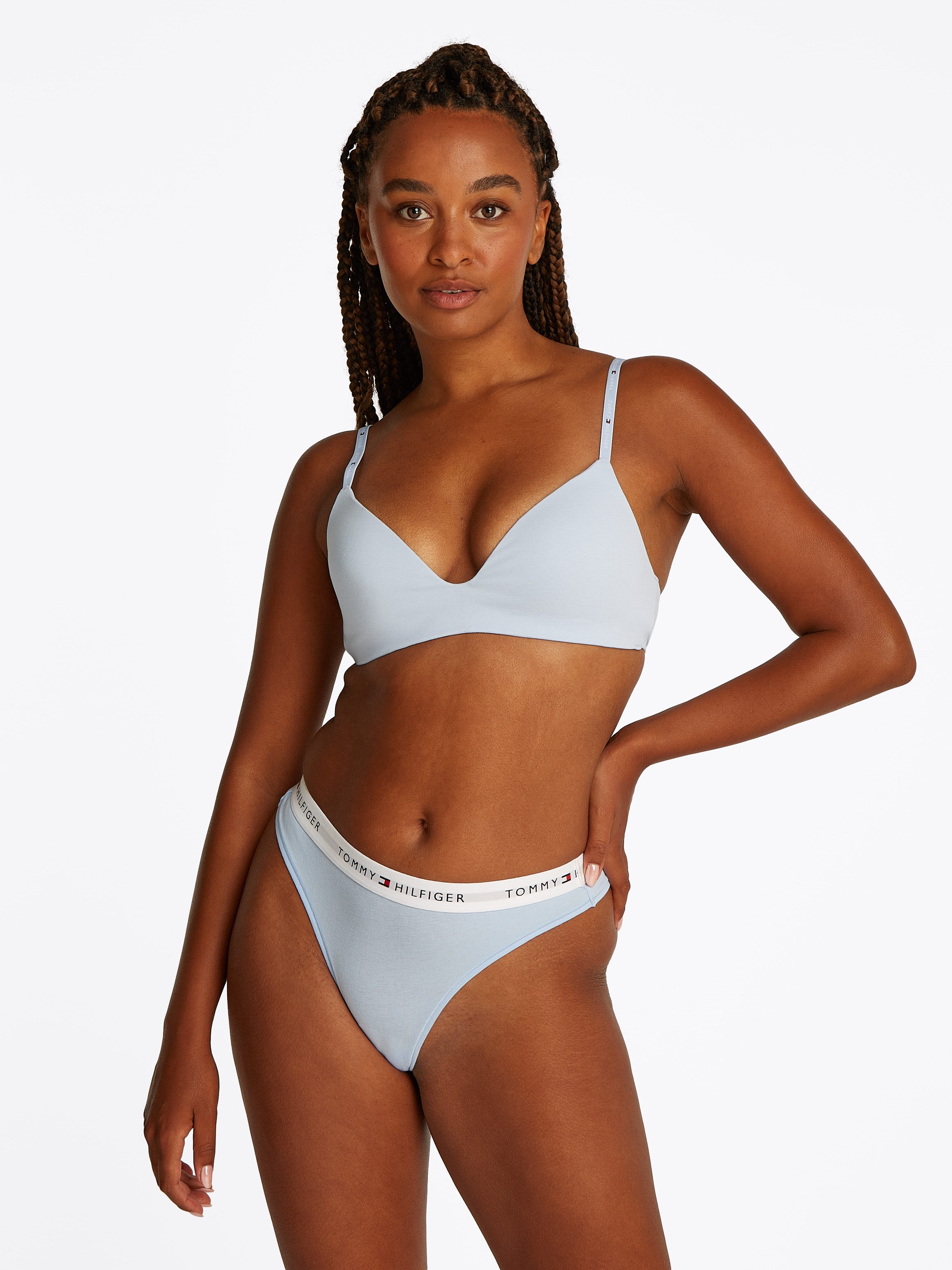 Tommy Hilfiger Underwear String met een logo-opschrift (3 stuks)