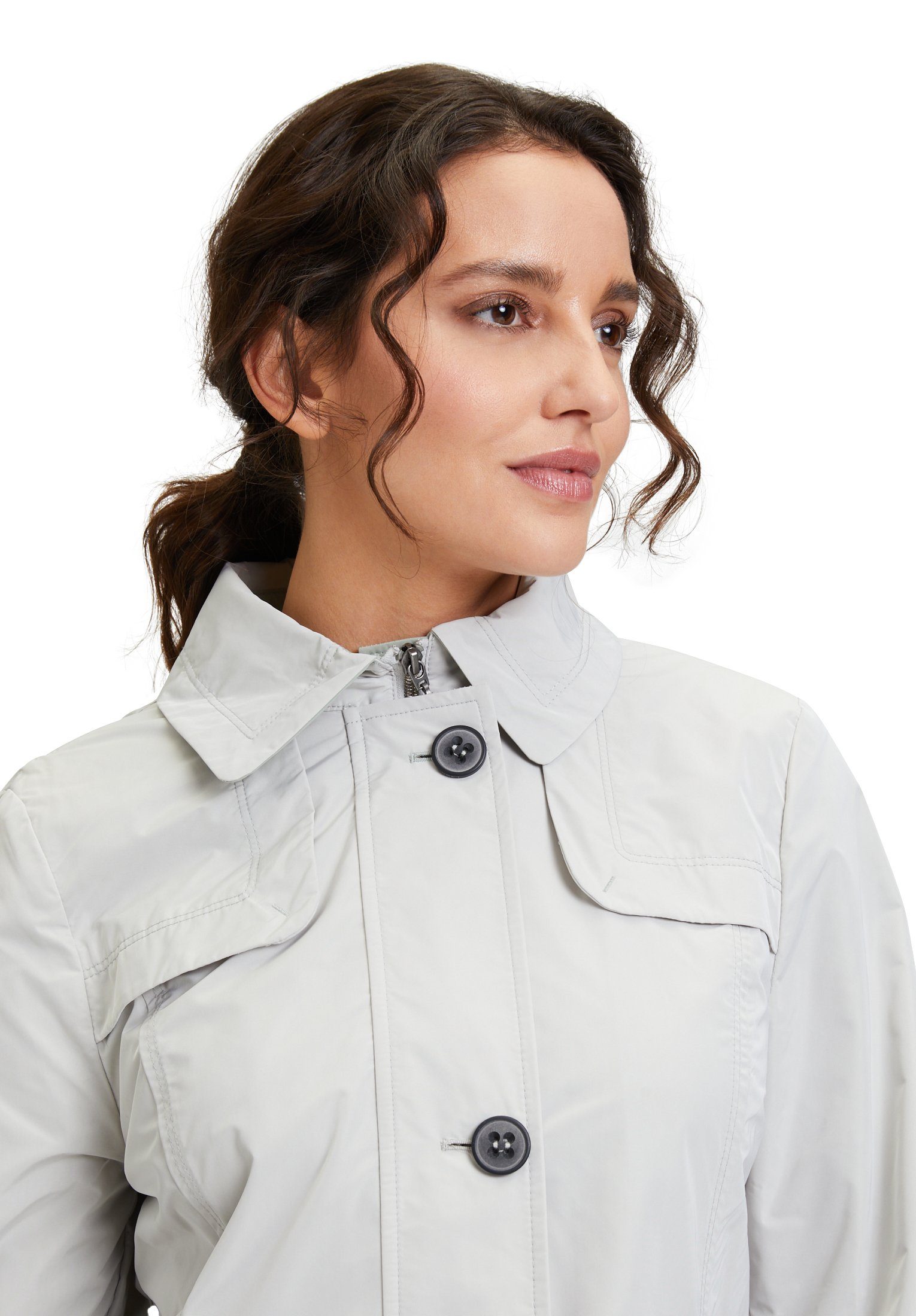 Gil Bret Trenchcoat met knoopsluiting