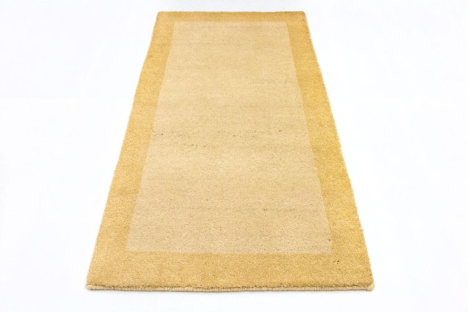 morgenland Wollen kleed Gabbeh-kleed met de hand geknoopt beige handgeknoopt