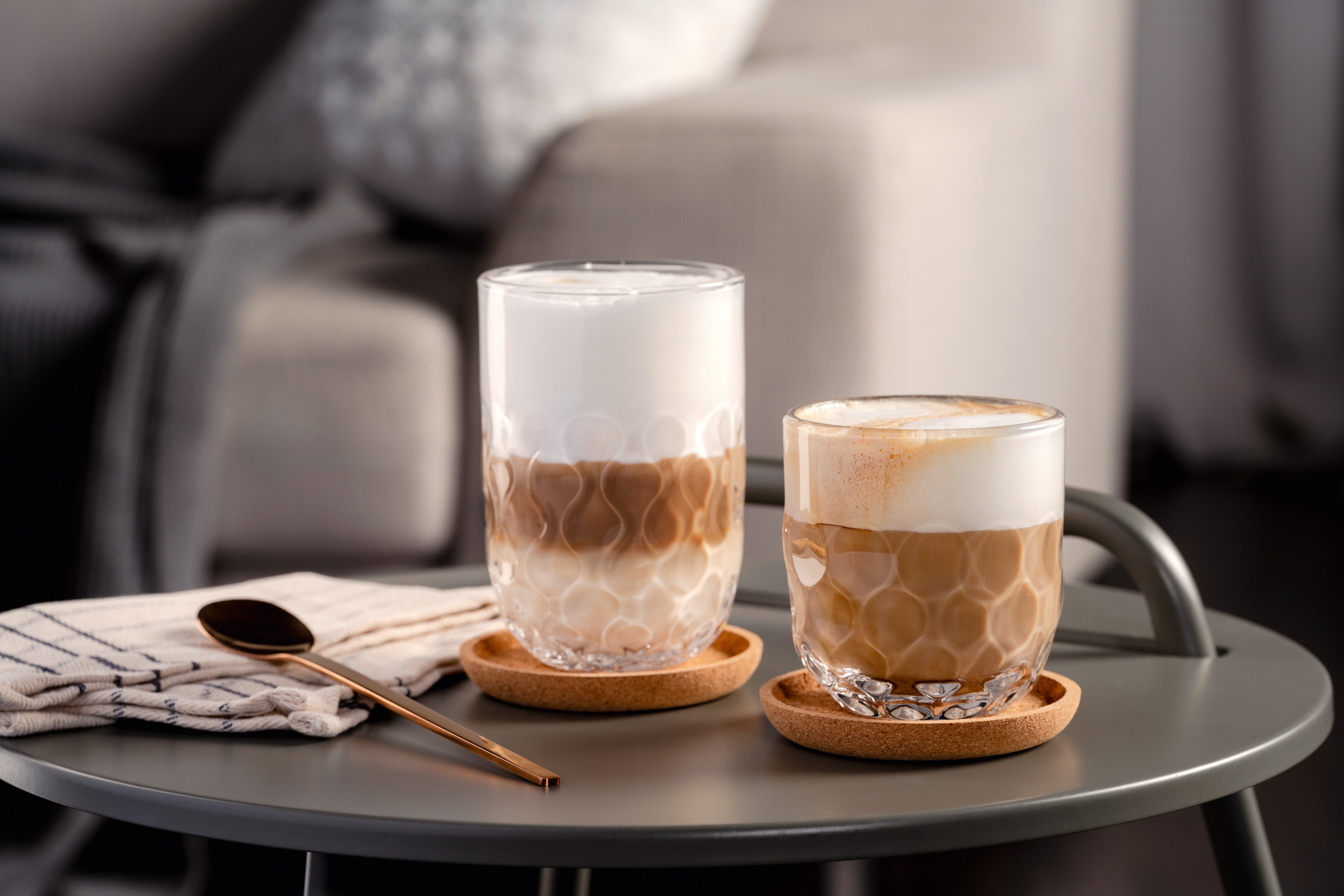 LEONARDO Glazenset Koffieglas GOCCE, 220 ml, 6-stuks set (set)
