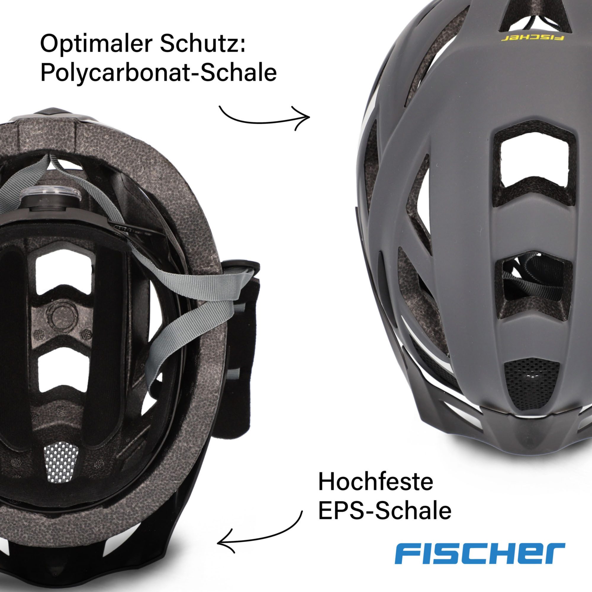 Fischer Fietshelm Urban Levin S/M Verstelbaar binnenring-systeem, met geïllumineerd binnenring-systeem
