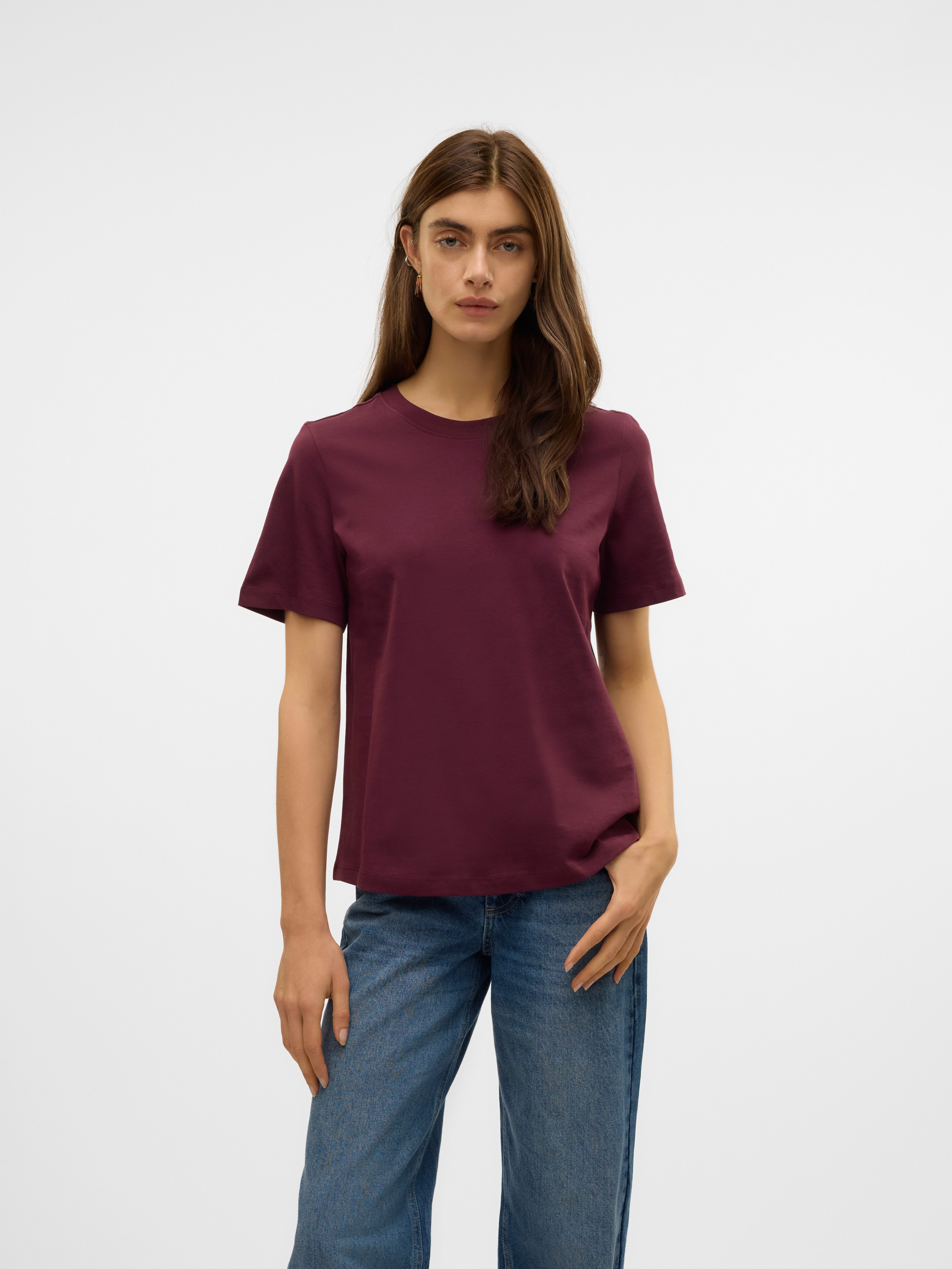 Vero Moda Shirt met korte mouwen VMPAULINA SS T-SHIRT GA JRS NOOS