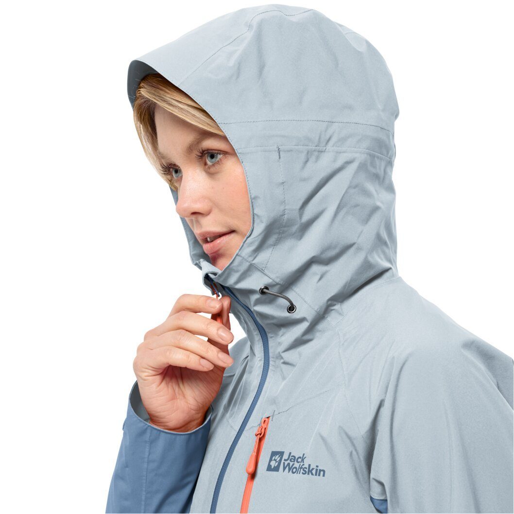 Jack Wolfskin Functioneel jack EAGLE PEAK 2L JKT W waterdicht winddicht & ademend