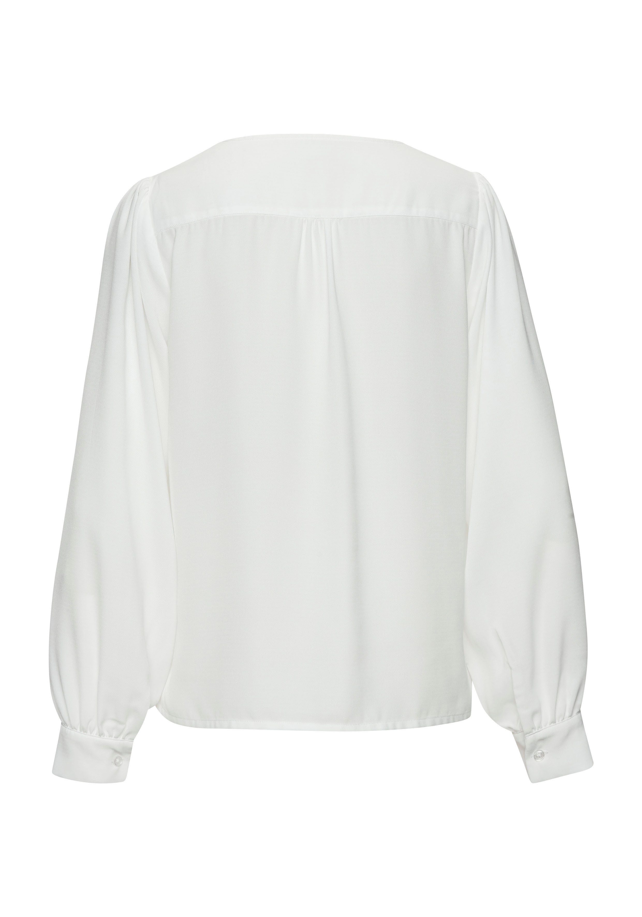 Lascana Blouse met lange mouwen met ritsdetail, elegante damesblouse