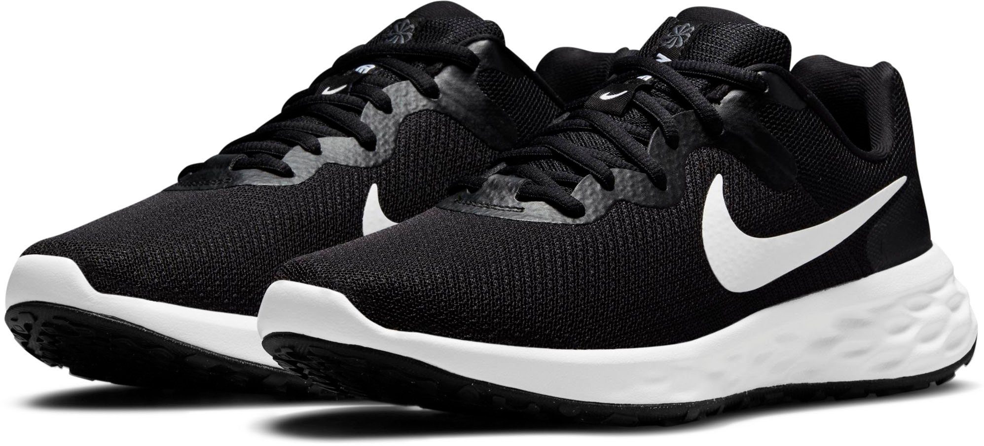 Nike Nike revolution 6 hardloopschoenen zwart-wit heren heren