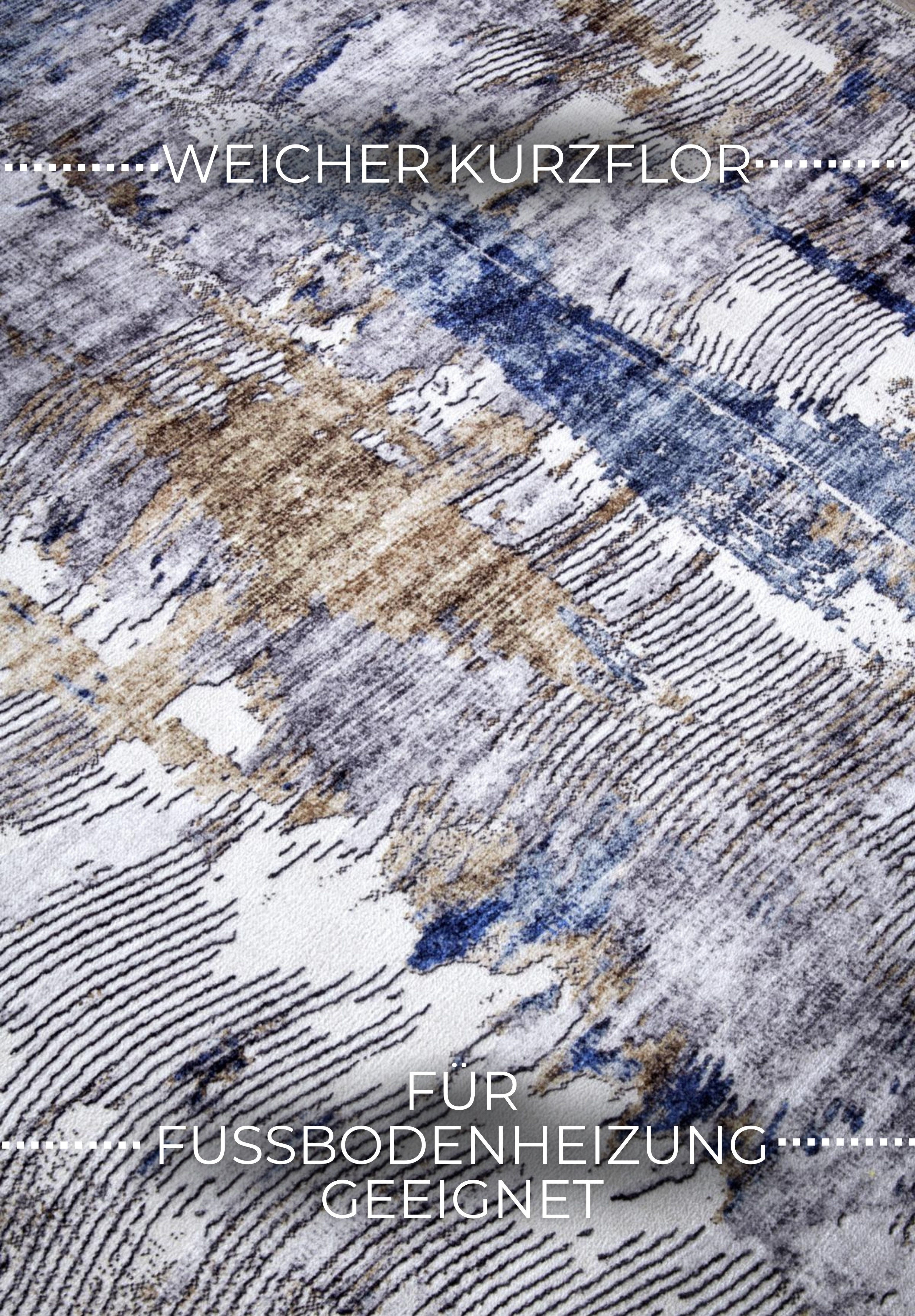 ELLE DECORATION Vloerkleed Malard Kortpolig, antislip, vintage, modern, woonkamer, gang