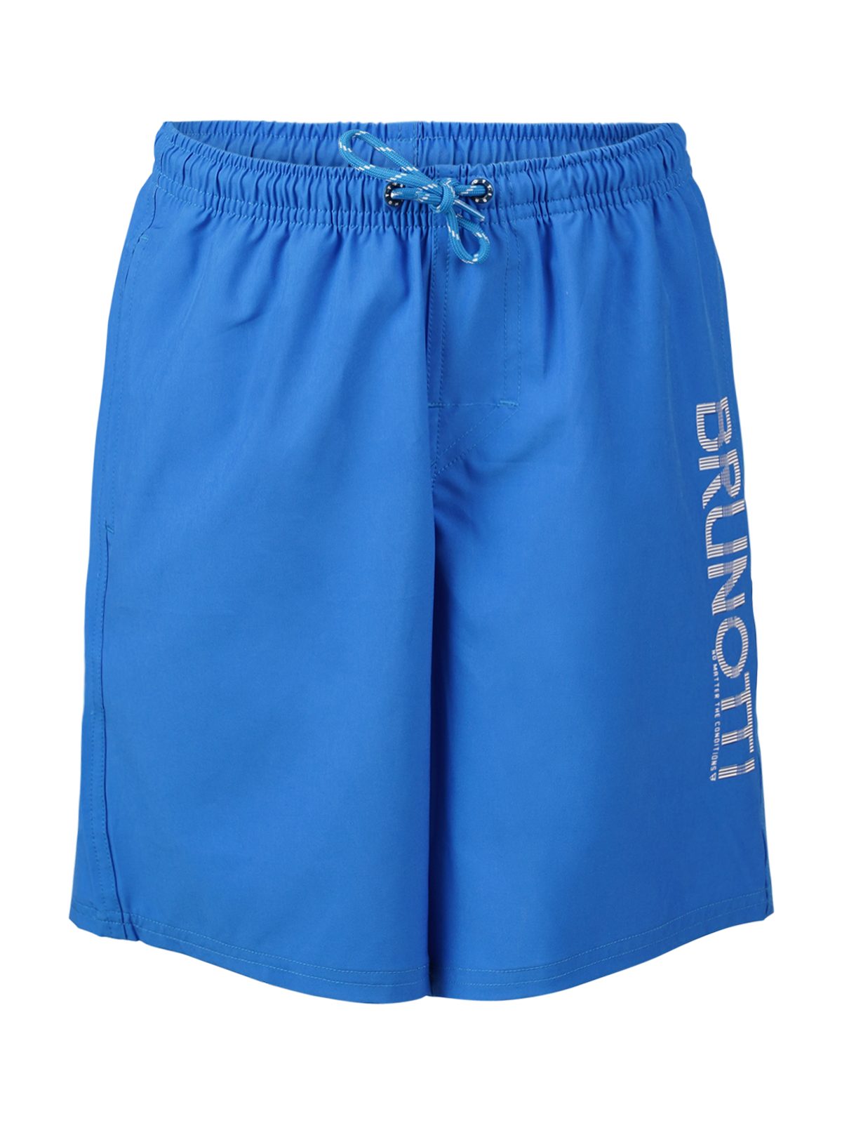 Brunotti zwemshort Lestery blauw Jongens Polyester Logo 152