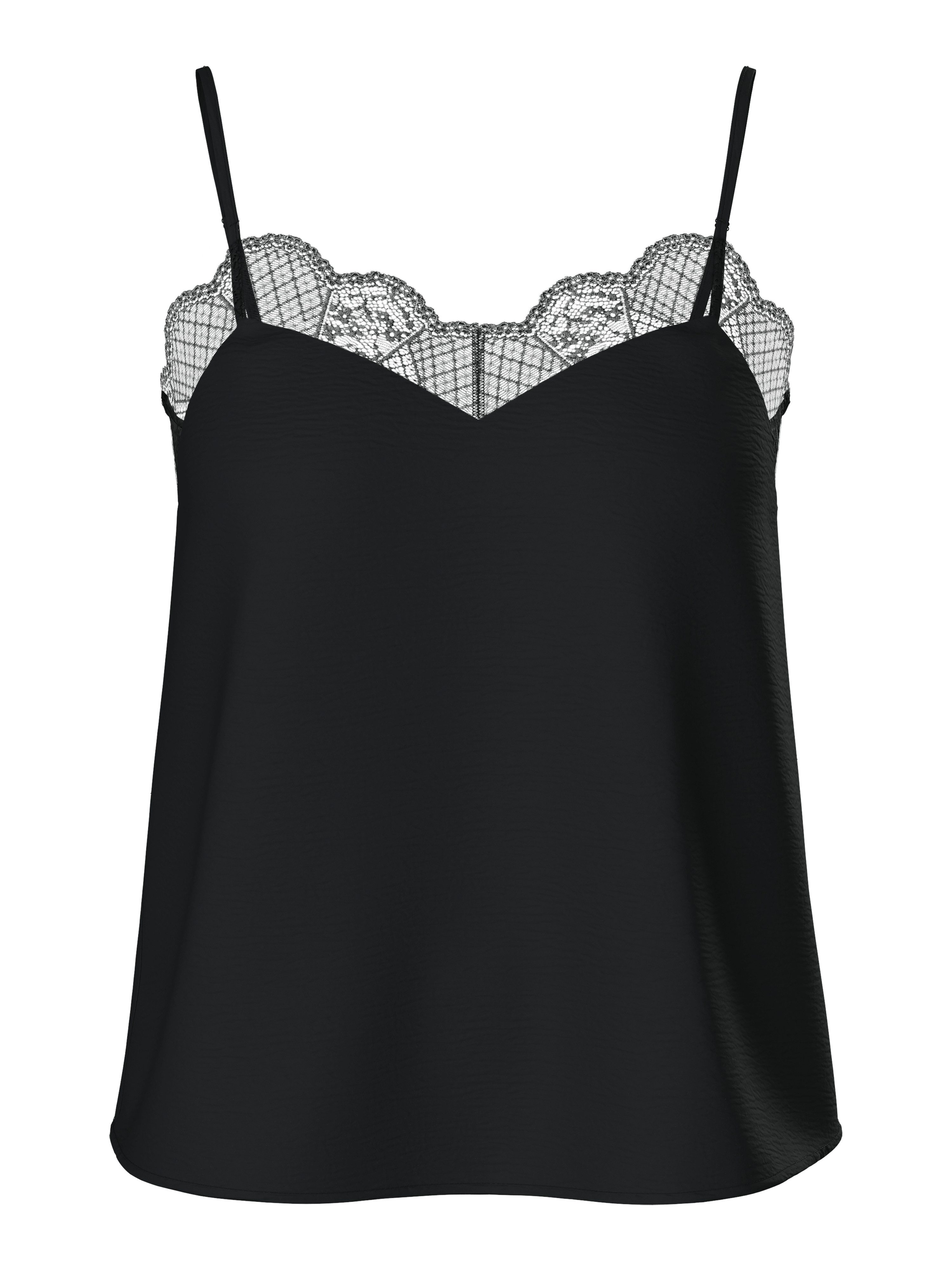 pieces Top PCTIFFANY STRAP LACE TOP WVN NOOS BC