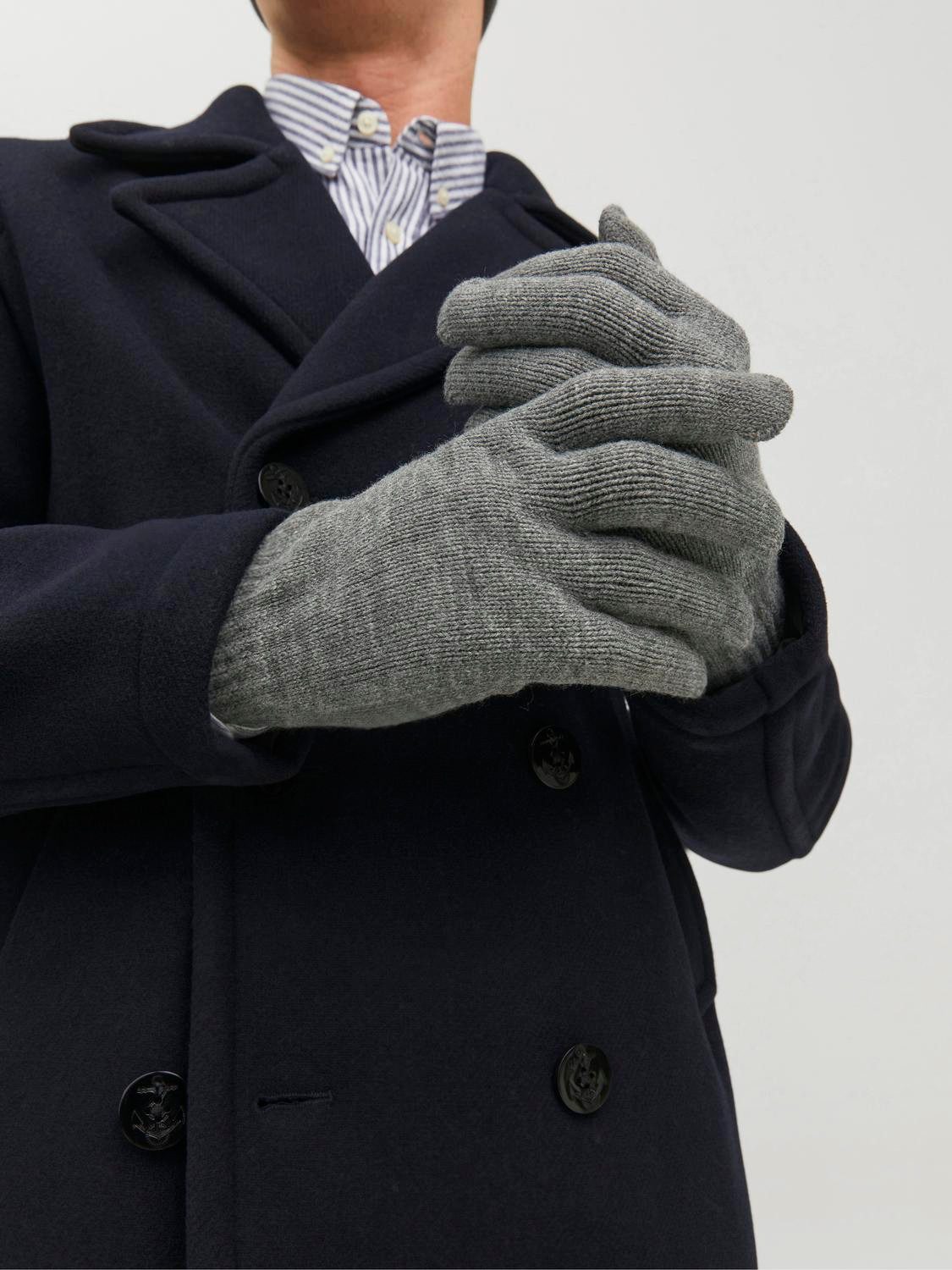 Jack & Jones Gebreide handschoenen Gloves JACBARRY GEHAKTE HANDSCHOENEN NOOS