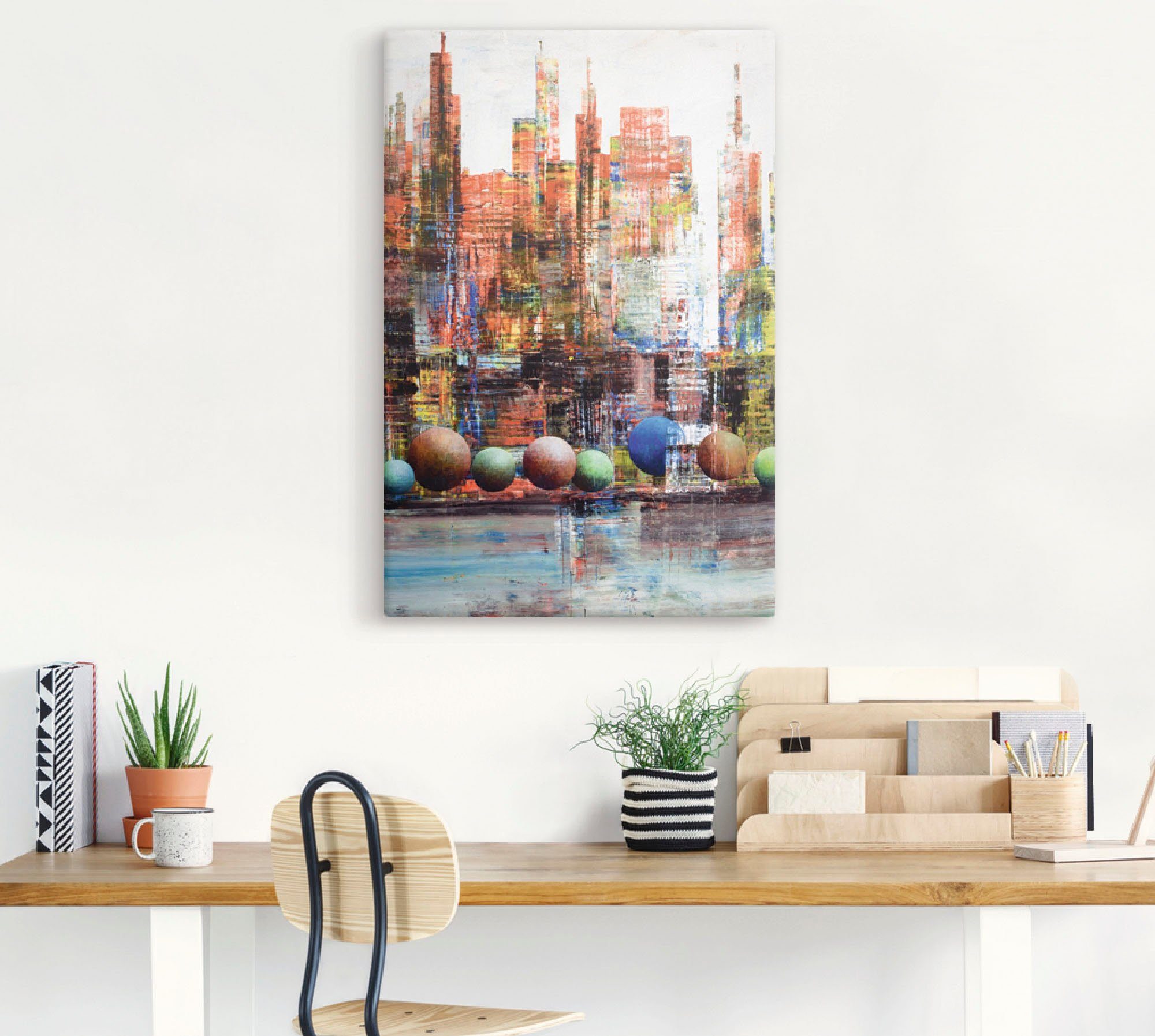 Artland Artprint New York stadsgezicht als artprint op linnen, muursticker in verschillende maten