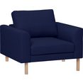 gepade loungestoel blauw