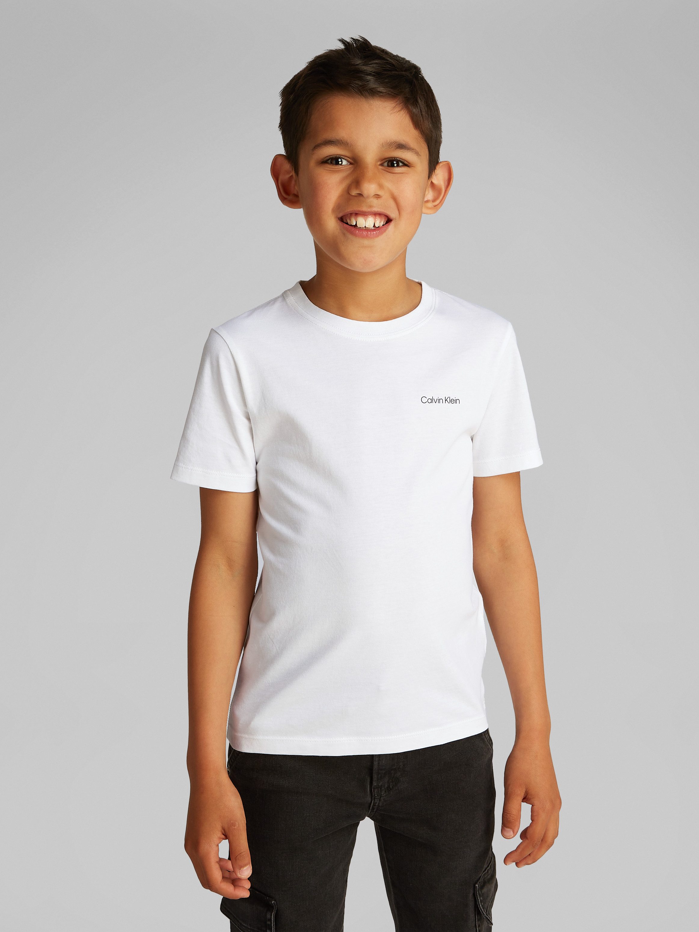 Calvin Klein T-shirt CHEST Inst.Logo Ss T-Shirt voor kinderen tot 16 jaar en met logo-opdruk