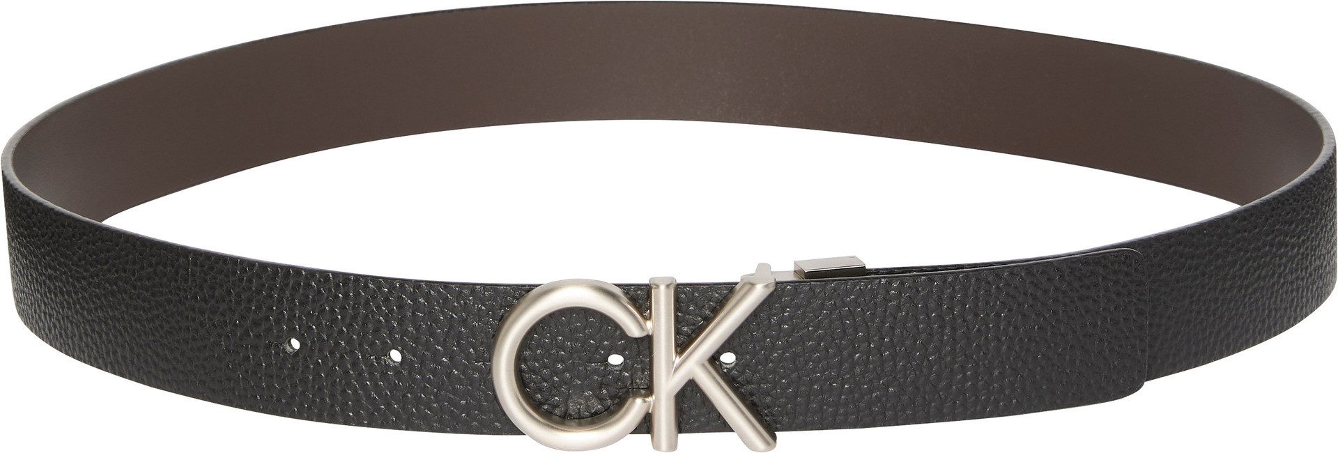 Calvin Klein Leren riem CK HALLMARK LOGO 35MM ADJ/REV