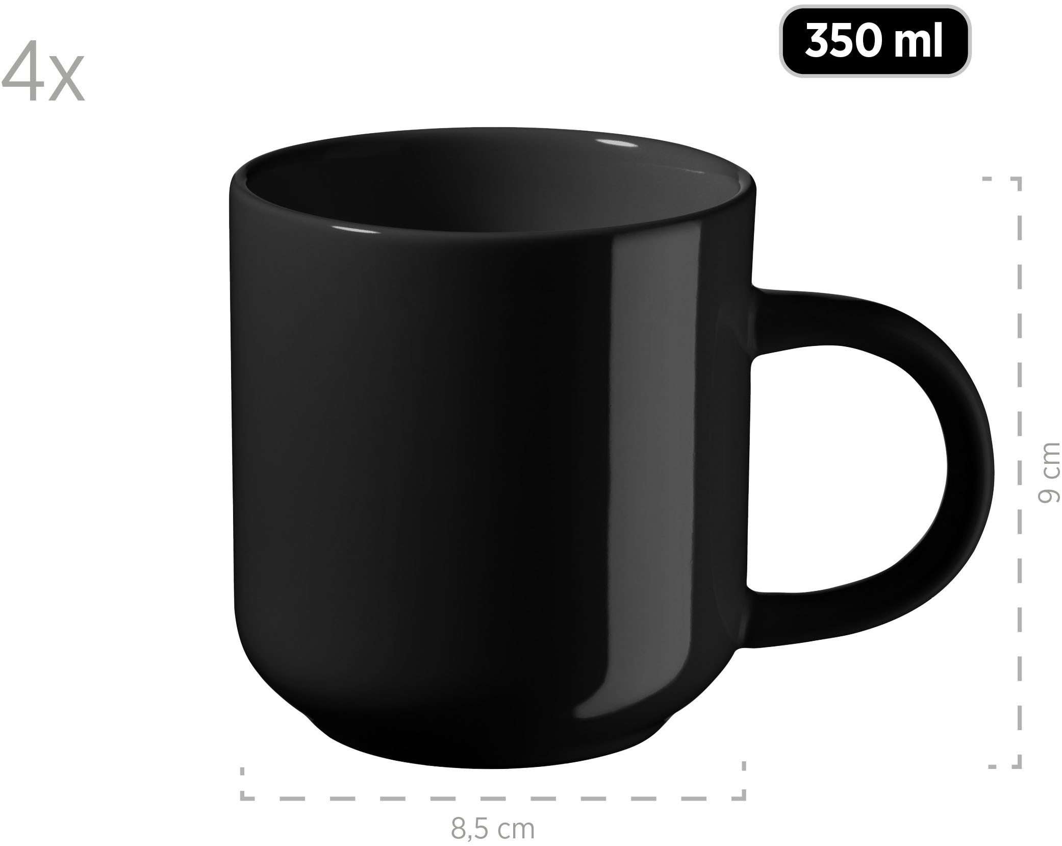 my home Combi-servies Kosima 16 delen, servies voor 4 personen (set)