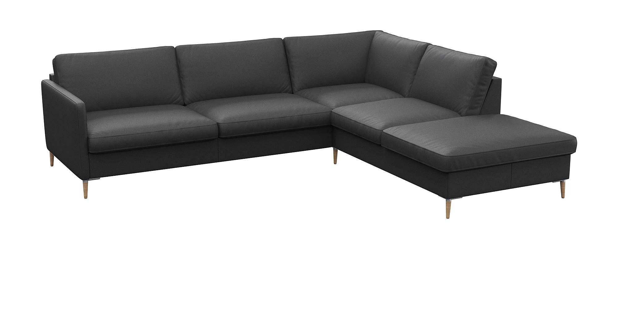 FLEXLUX Hoekbank Fiore, super zitcomfort door koudschuim in de zitting, L-vorm