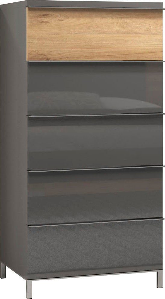 Places of Style Ladekast Onyx UV gelakt, met soft close-functie
