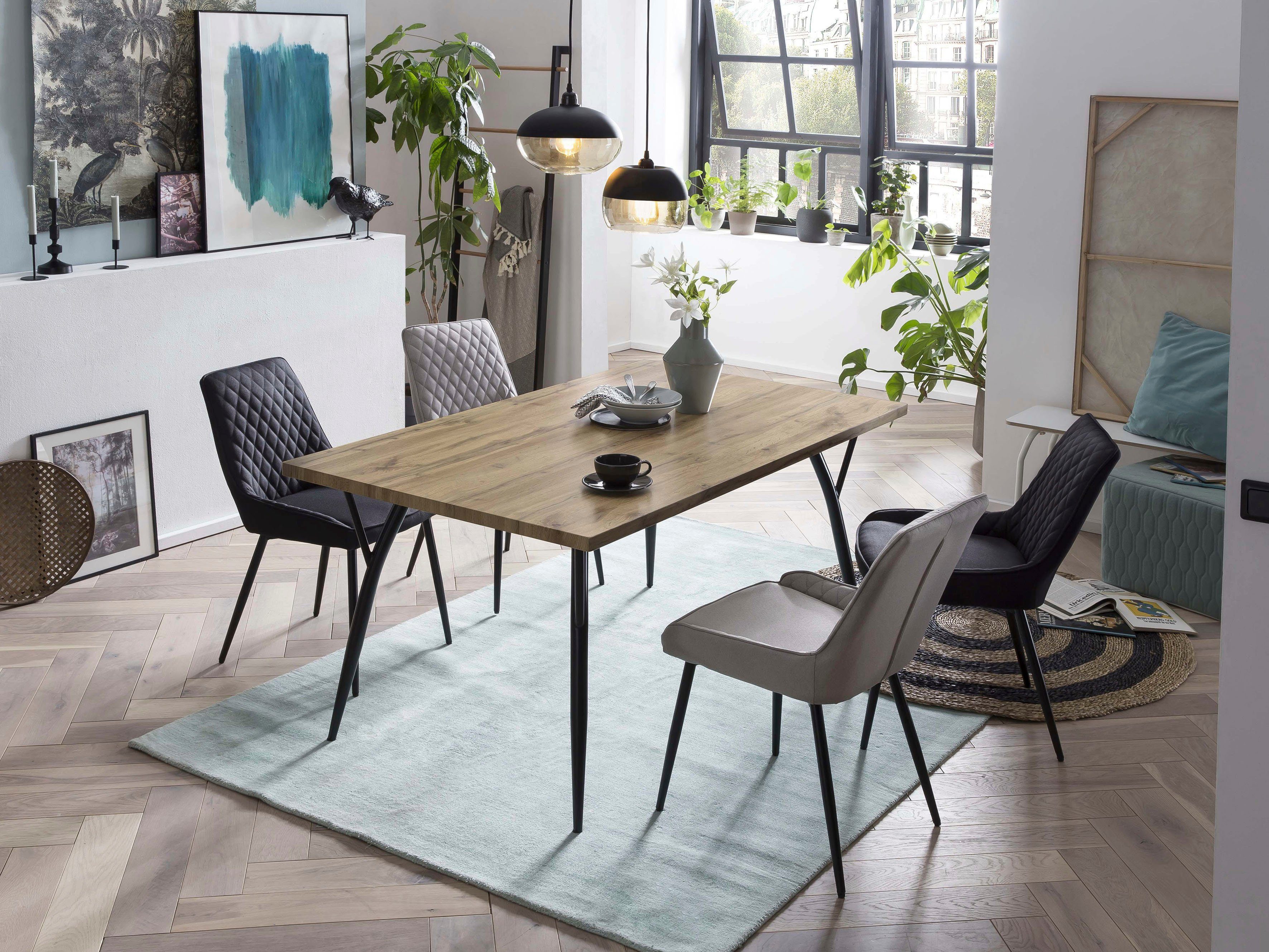 Home affaire Eettafel Aage Eikendecor, breedte 150 cm