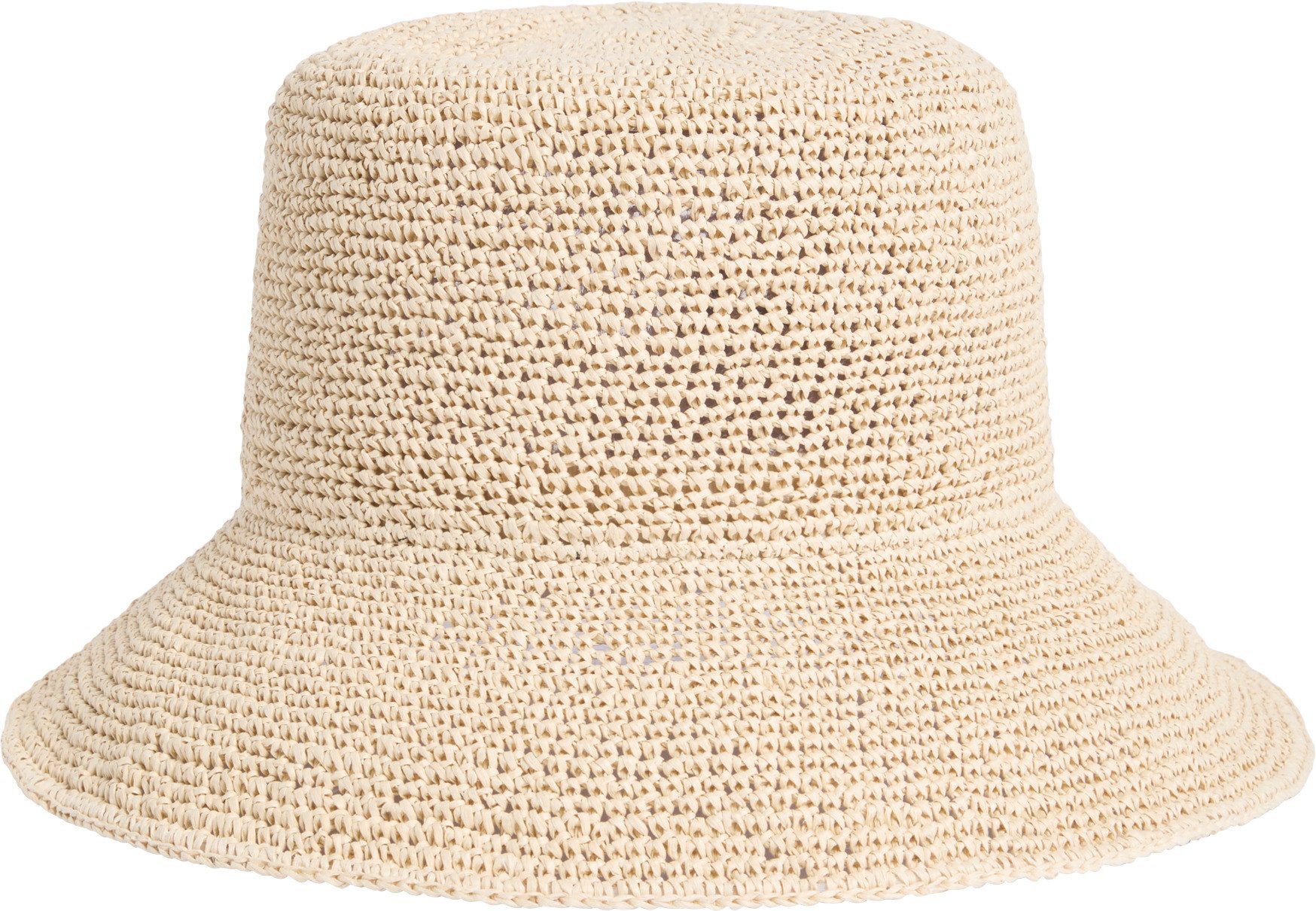 Calvin Klein Strohoed WIDE BRIM STRAW BUCKET HAT