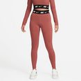nike sportswear legging club women's high-waisted leggings rood