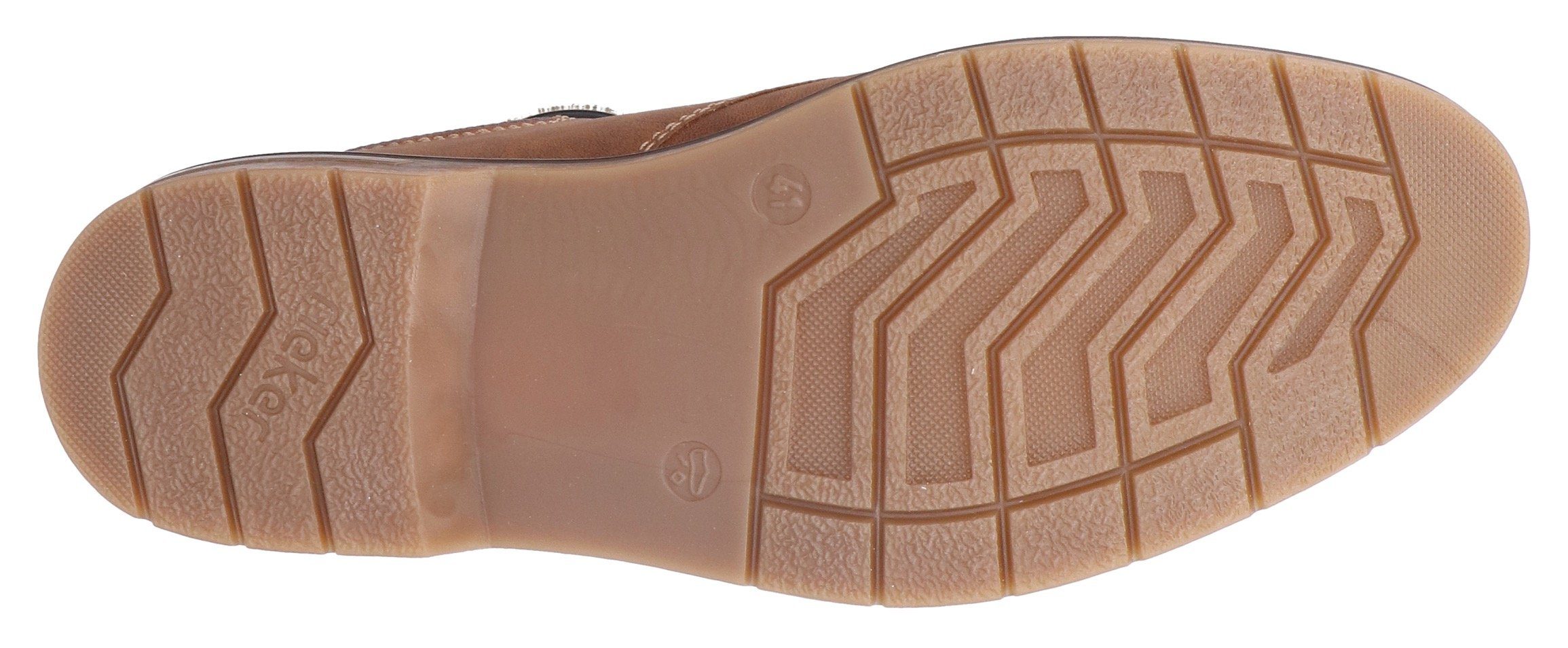 Rieker Veterschoenen met elastische band, vrijetijdsschoen, lage schoen, veterschoen