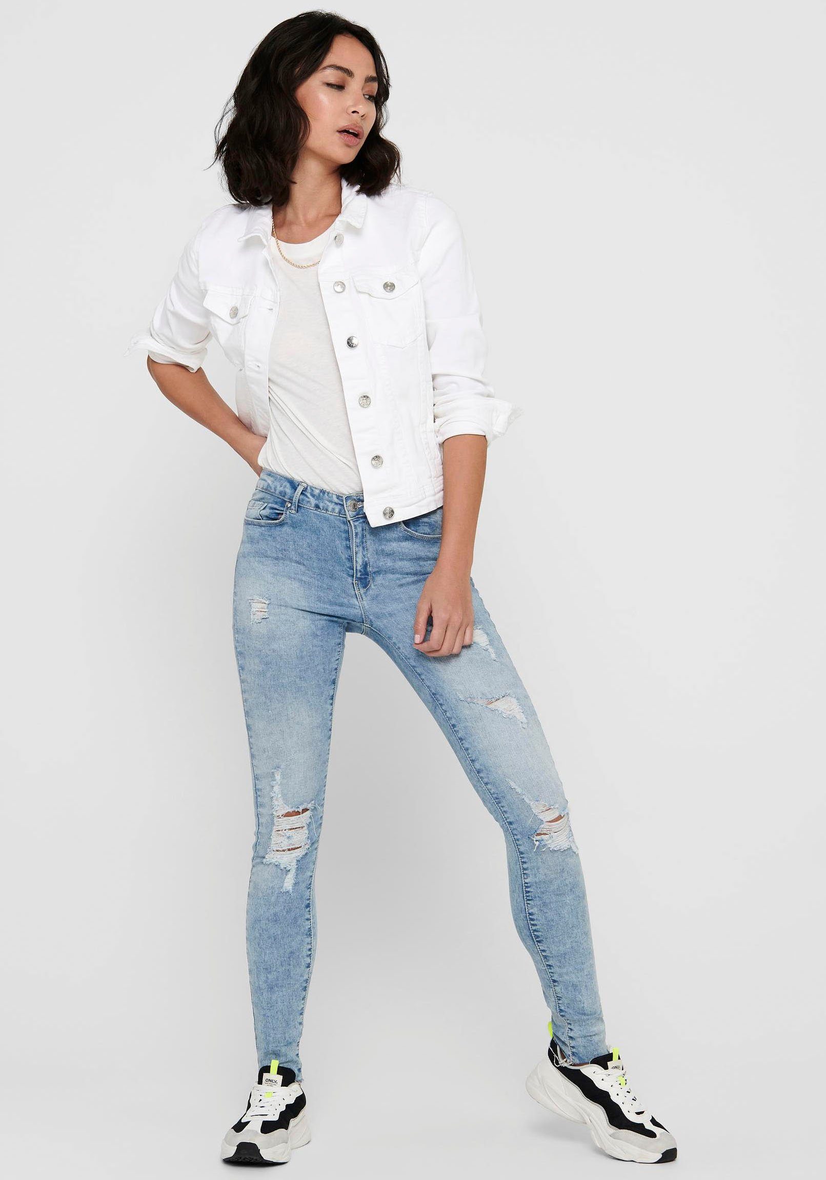 Only Jeansjack ONLTIA DNM JACKET COL PIM NOOS