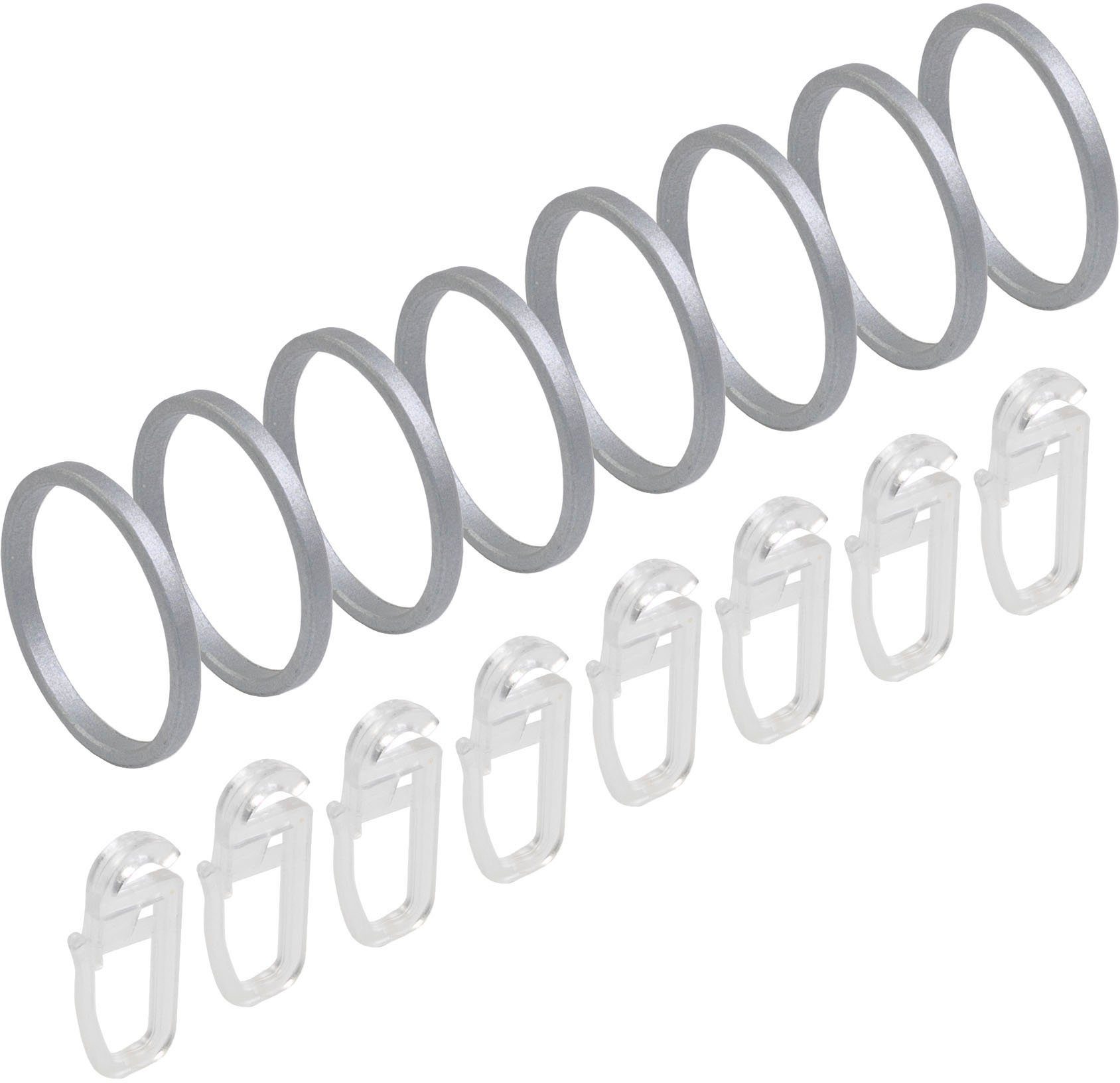 Liedeco Gordijnring Power voor gordijnroeden ø 28 mm (set, 8 stuks)