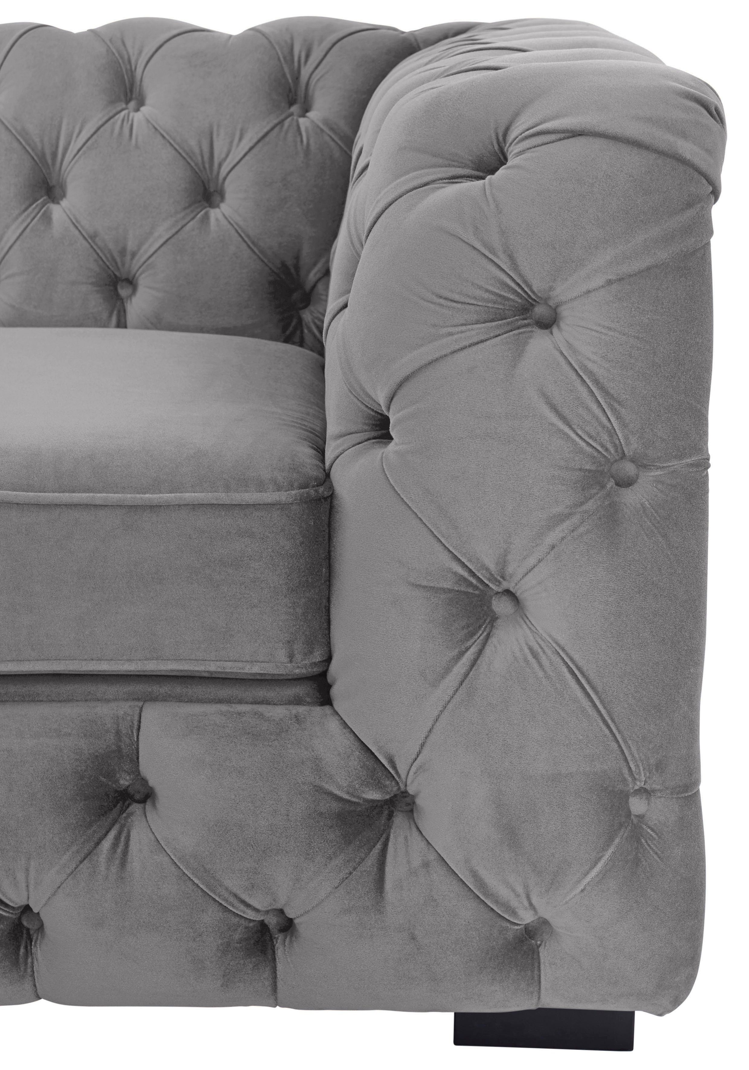 Guido Maria Kretschmer Home&Living Chesterfield-bank Kalina met klassieke chesterfield-capitonnage