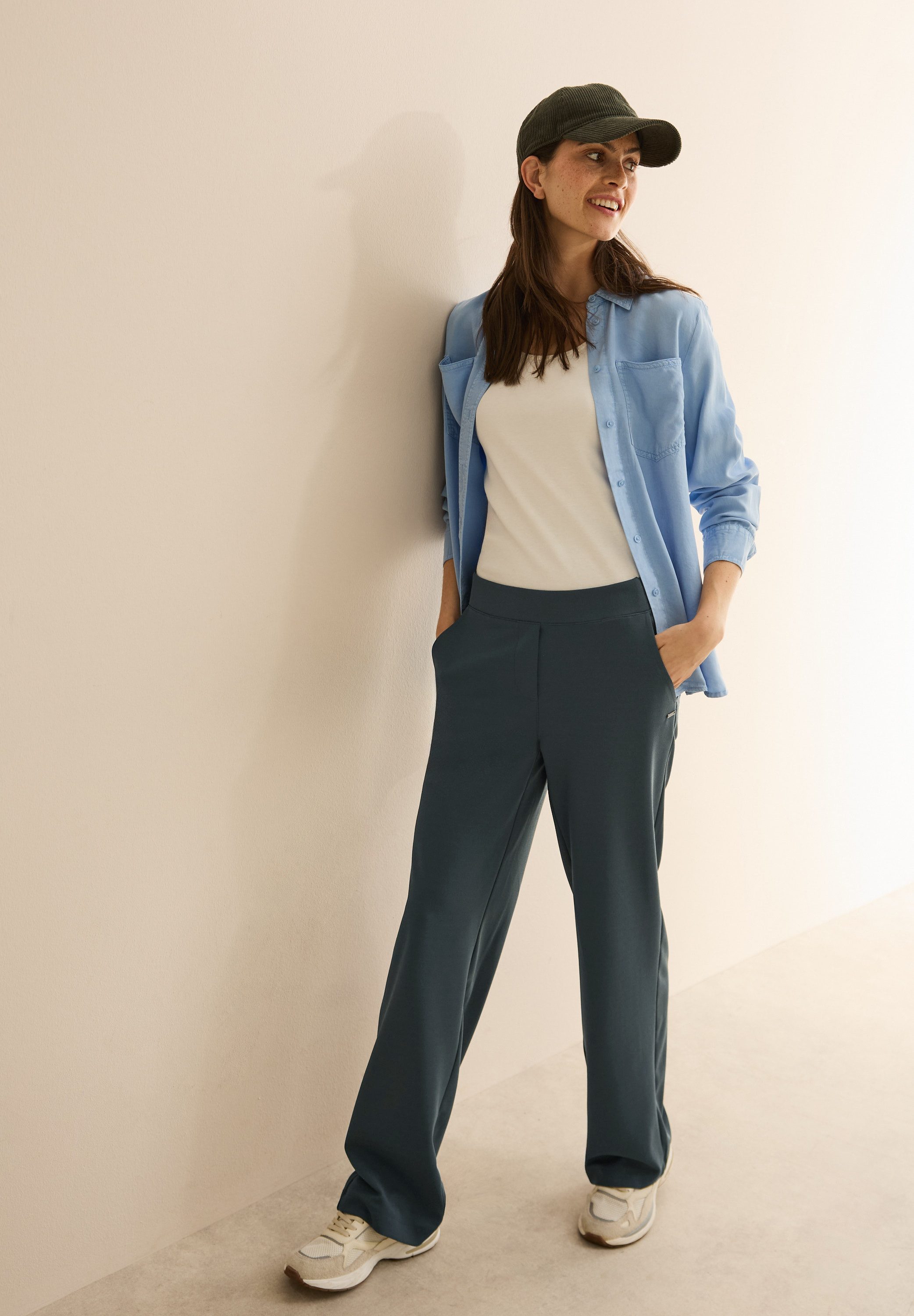 Cecil Stoffen broek Style Neele met elastische taille