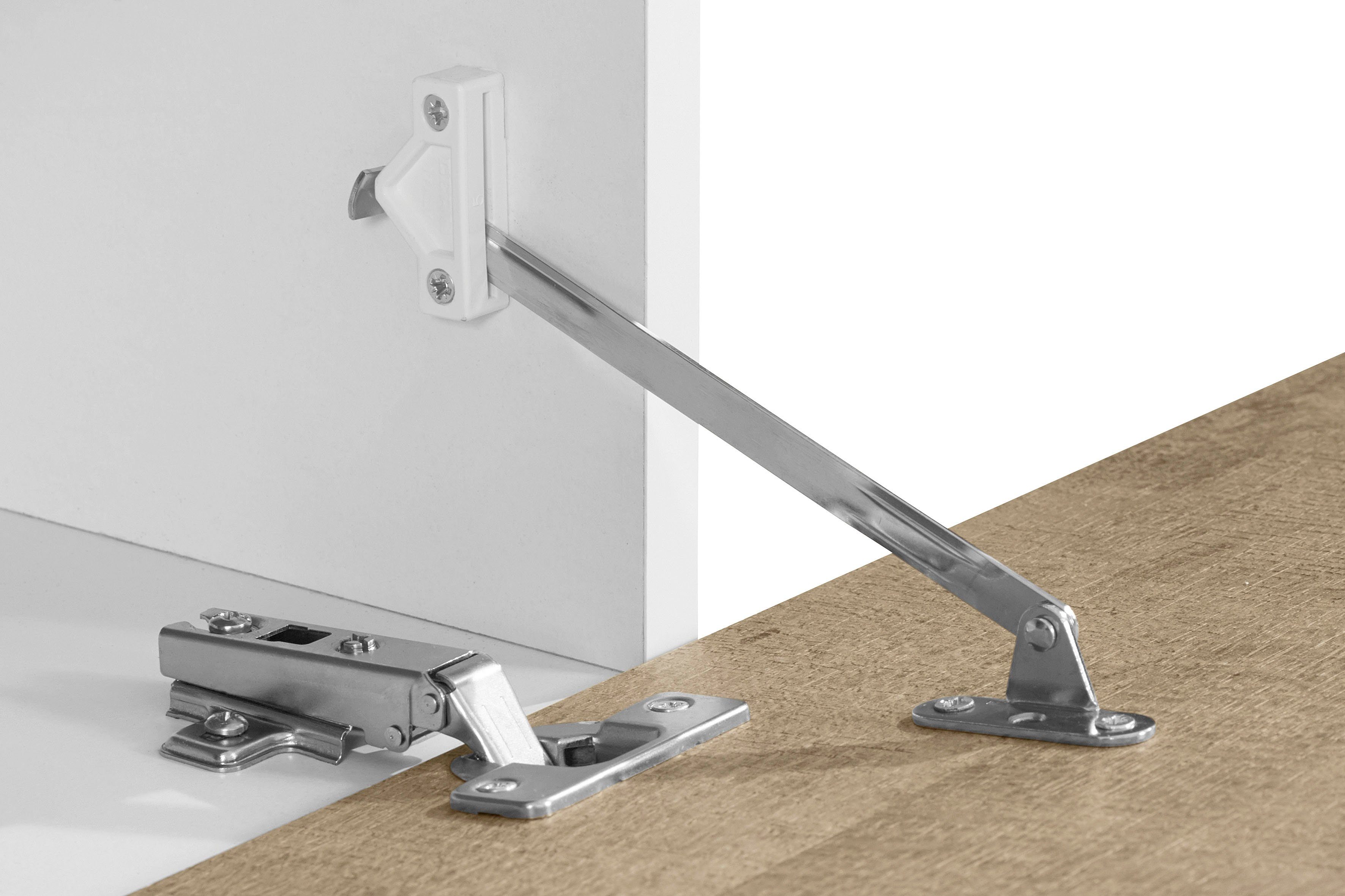 INOSIGN Tv-meubel Coro, lowboard, TV-commode, TV-meubelen, TV-bank met 3 kleppen waarvan 2 met push-to-open functie, breedte 200 cm