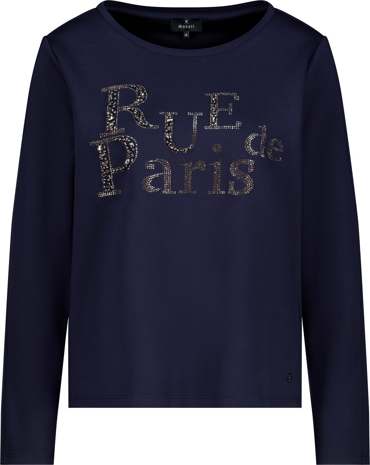 Monari Sweatshirt sieraden schrift