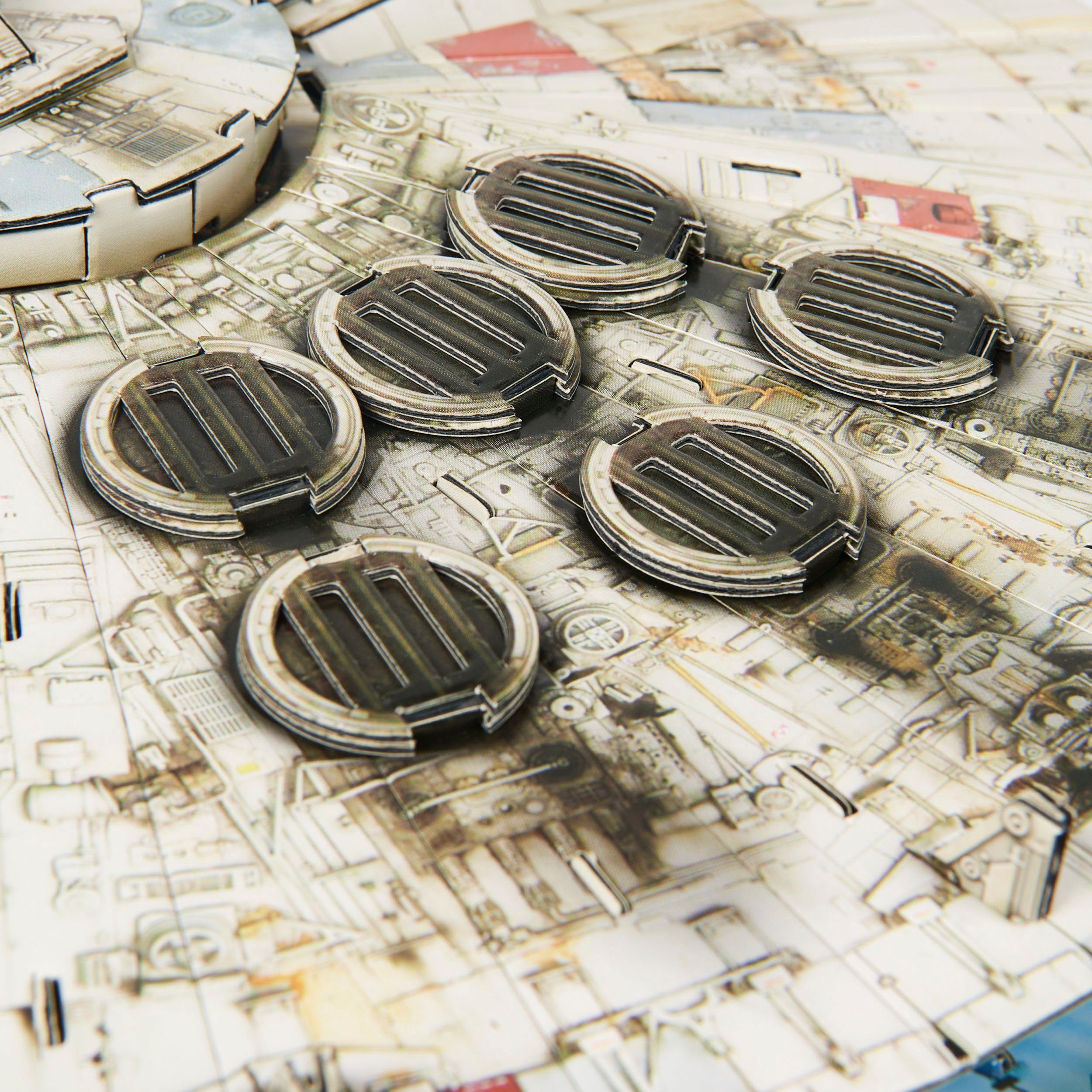 Spin Master 3D-puzzel 4D Build - Star Wars - Millennium Falcon ruimteschip