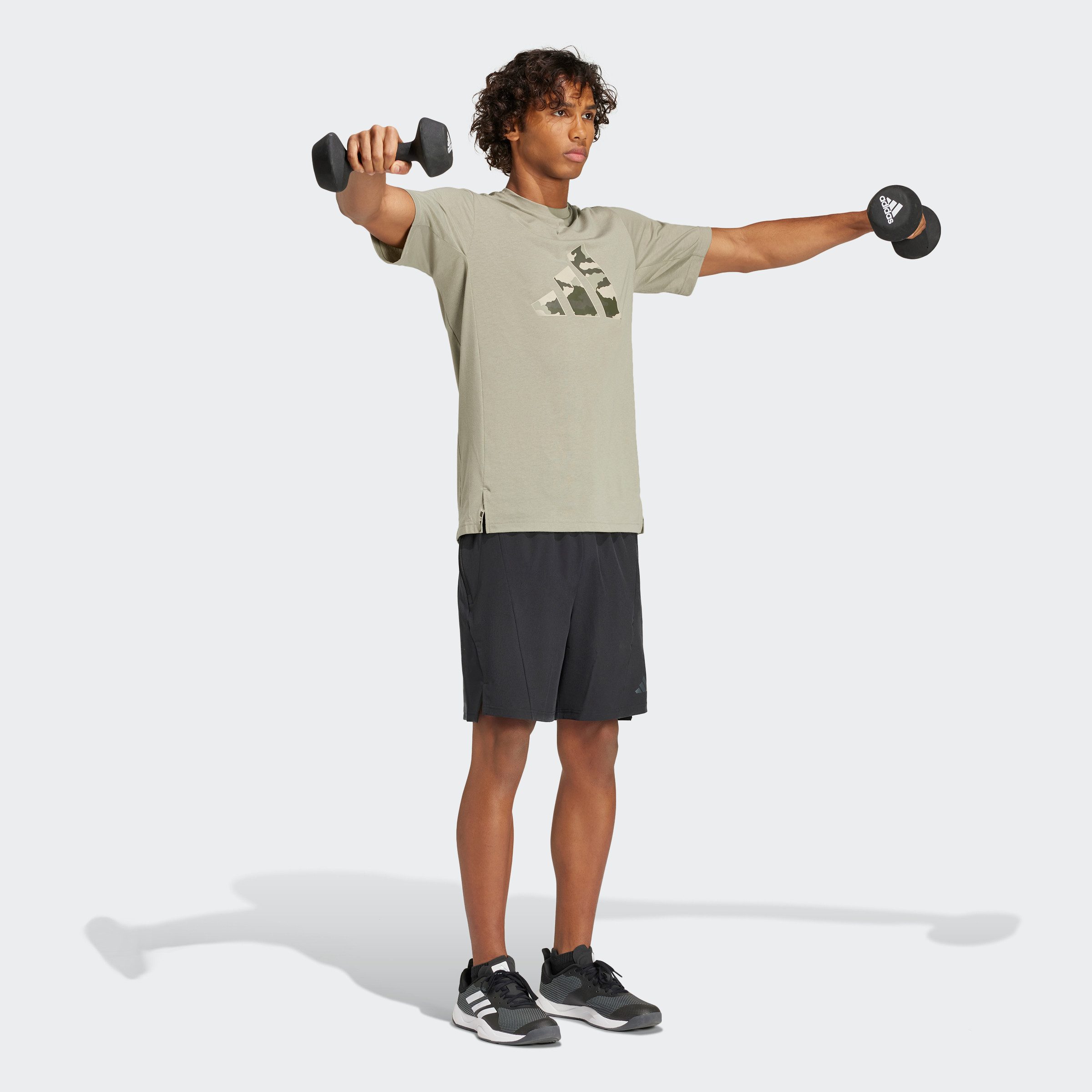 adidas Performance T-shirt CAMO BIG LOGO T