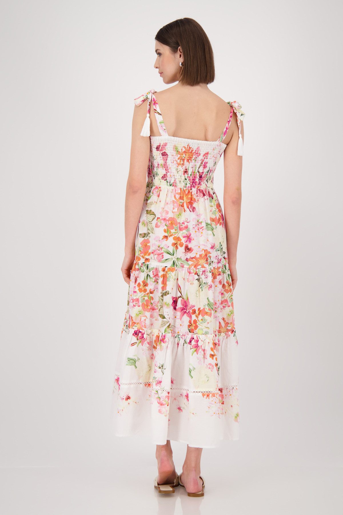 Monari Maxi-jurk met bloemenprint