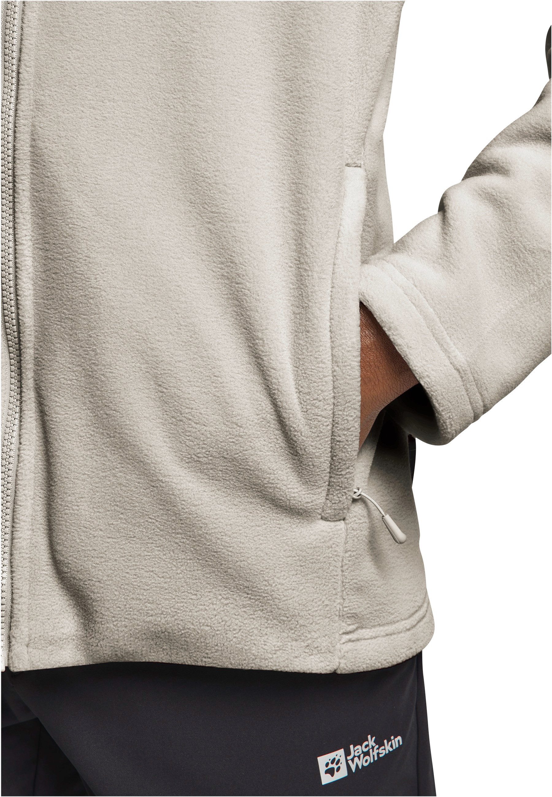 Jack Wolfskin Fleecejack WINTERSTEIN FZ M uit polartec 200, gedeeltelijk gerecycled