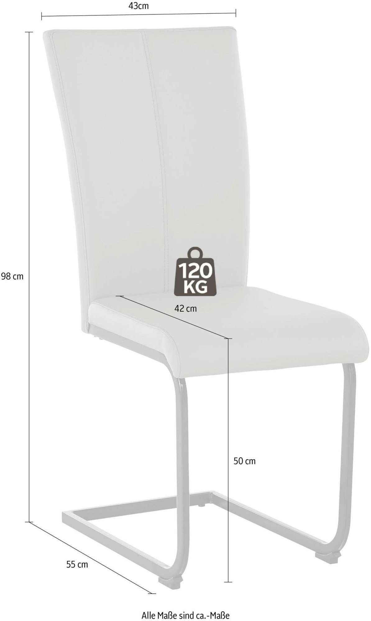 Home affaire Eethoek Oliver Hoekbank met golfvering in de zitting, tafel massief eiken (set, 4-delig)