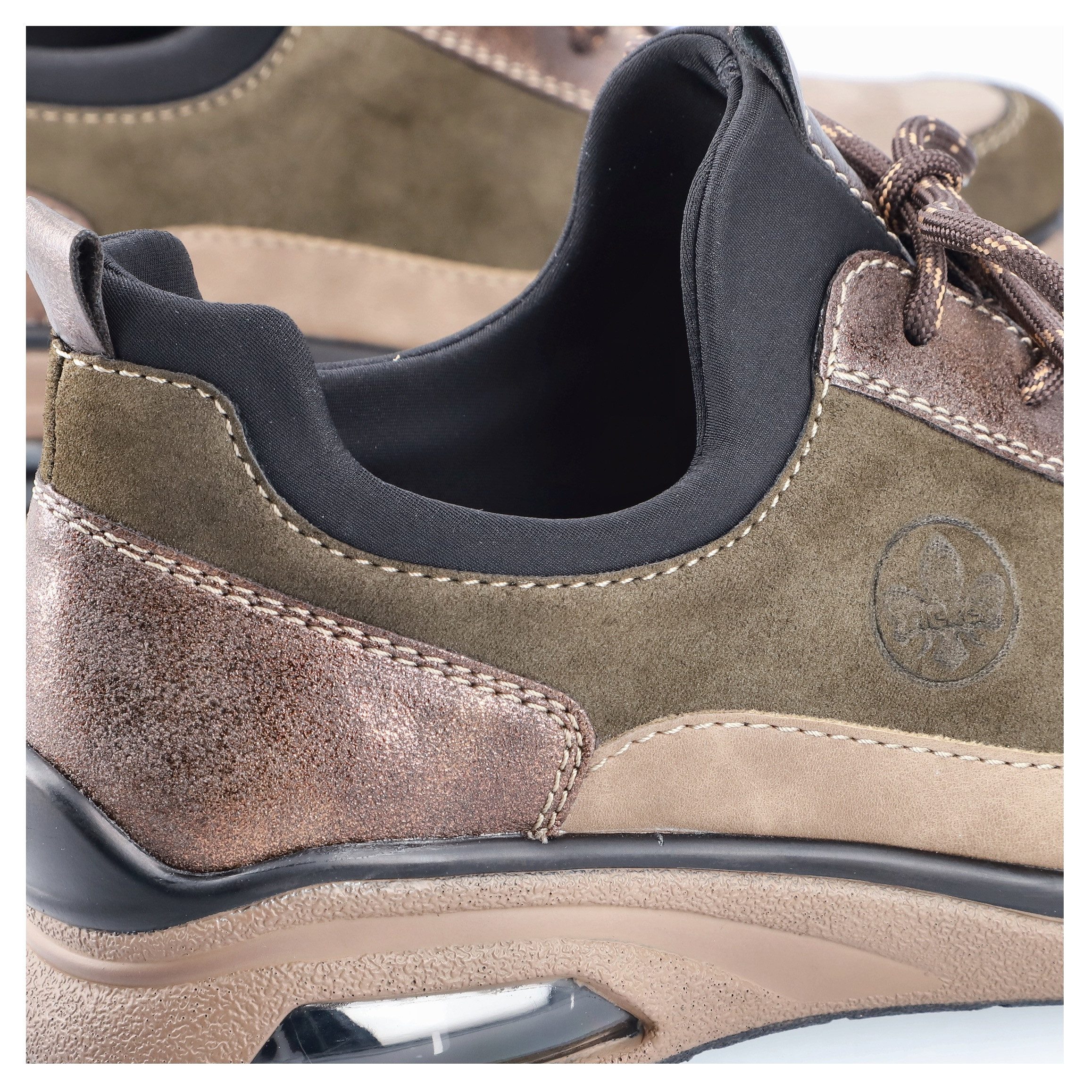 Rieker Slip-on sneakers , instapschoen, lage schoen, vrijetijdsschoen met praktische trekbanden