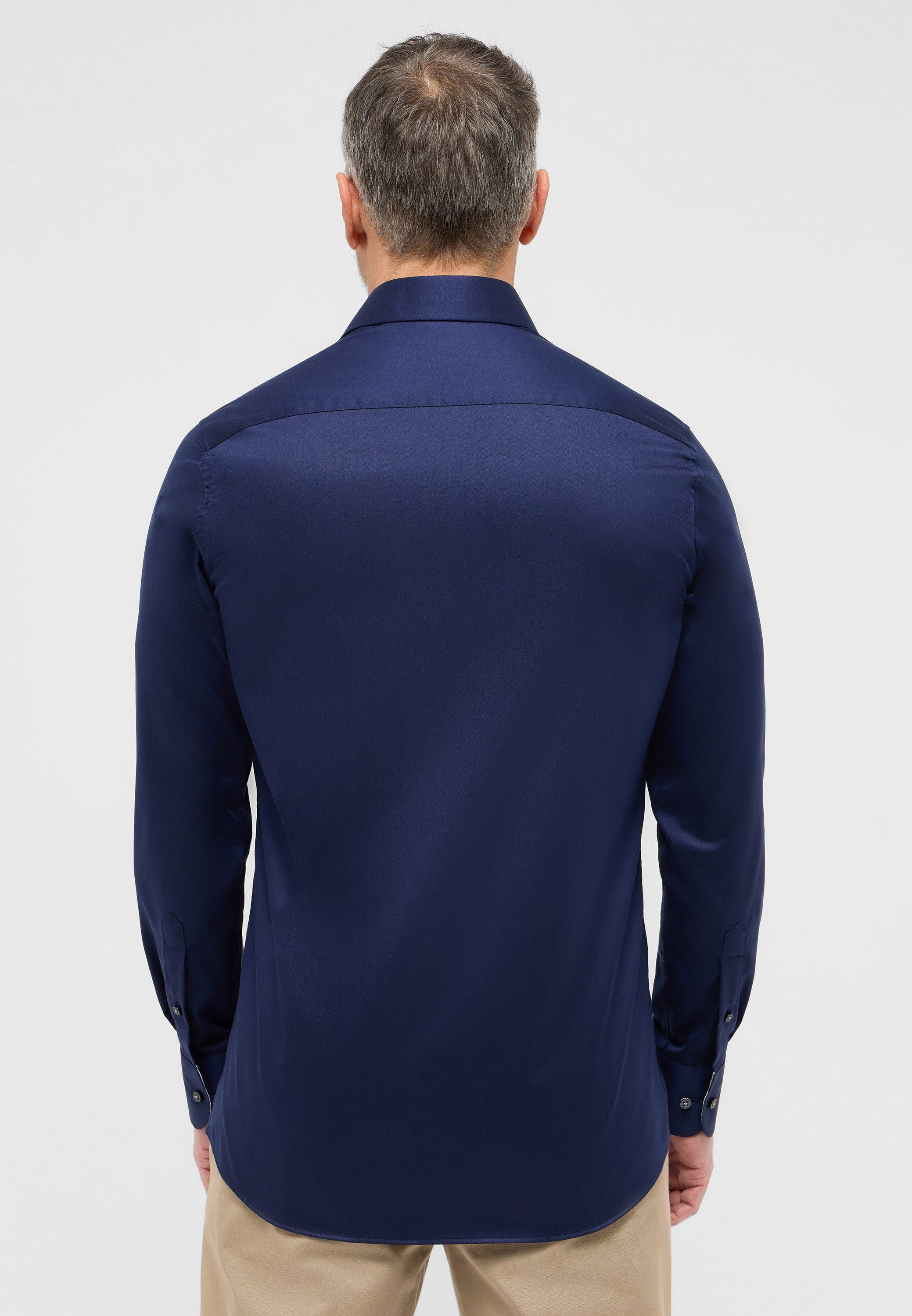 Eterna Overhemd met lange mouwen Slim fit NON IRON (strijkvrij)