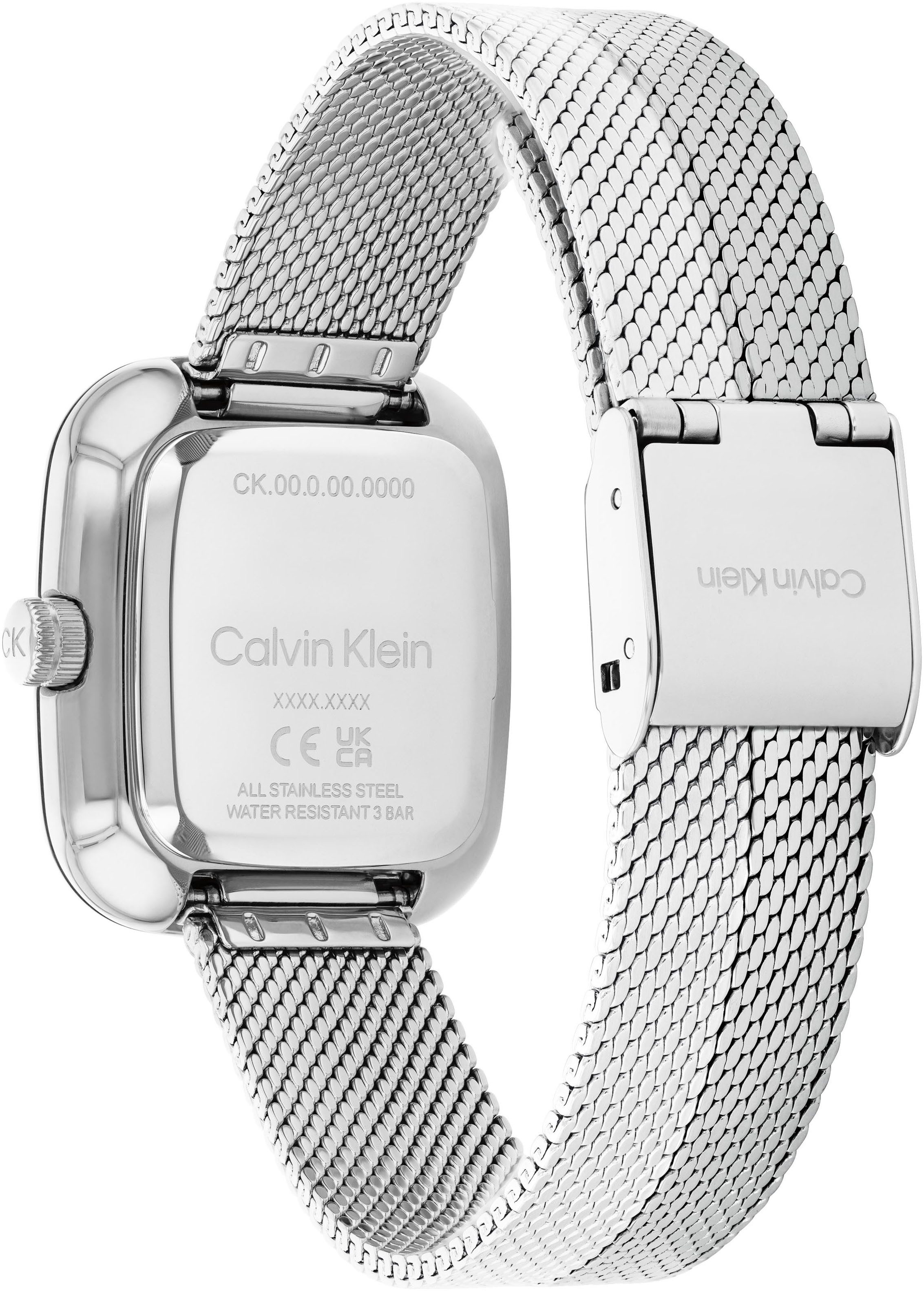 Calvin Klein Kwartshorloge CK Adore Horloge, dameshorloge, stalen band, analoog